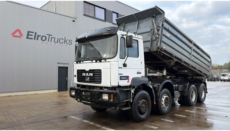 MAN 41.414 (BIG AXLES / 41 TONS / GRAND PONT / LAMES / 6 CYLINDER) - Volquete camión: foto 1 MAN 41.414 (BIG AXLES / 41 TONS / GRAND PONT / LAMES / 6 CYLINDER) - Volquete camión: foto 1