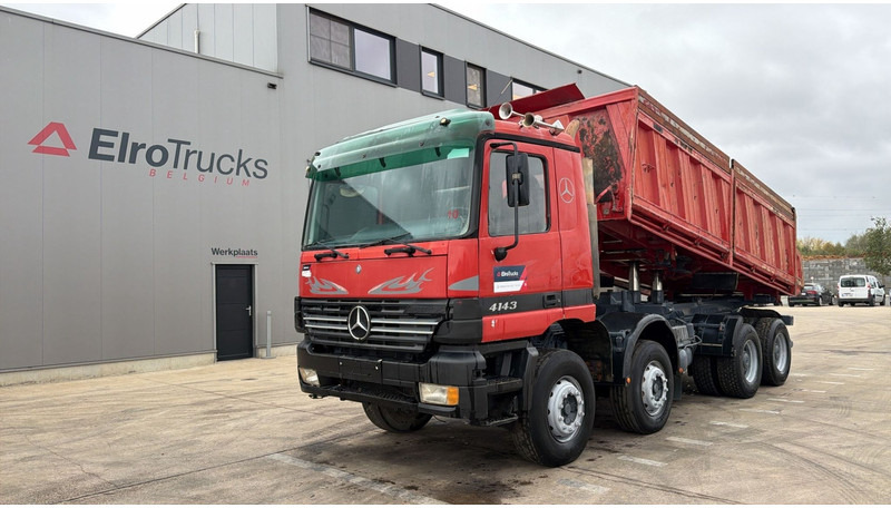 Mercedes-Benz Actros 4143 (GRAND PONT / BOITE MANUELLE / LAMES / 8X4 / STEEL SUSP.) - Volquete camión: foto 1 Mercedes-Benz Actros 4143 (GRAND PONT / BOITE MANUELLE / LAMES / 8X4 / STEEL SUSP.) - Volquete camión: foto 1