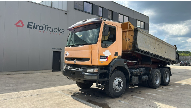 Renault Kerax 385 (POMPE MANUELLE / MANUAL PUMP / 6X4 / LAMES / GRAND PONT) - Volquete camión: foto 1 Renault Kerax 385 (POMPE MANUELLE / MANUAL PUMP / 6X4 / LAMES / GRAND PONT) - Volquete camión: foto 1
