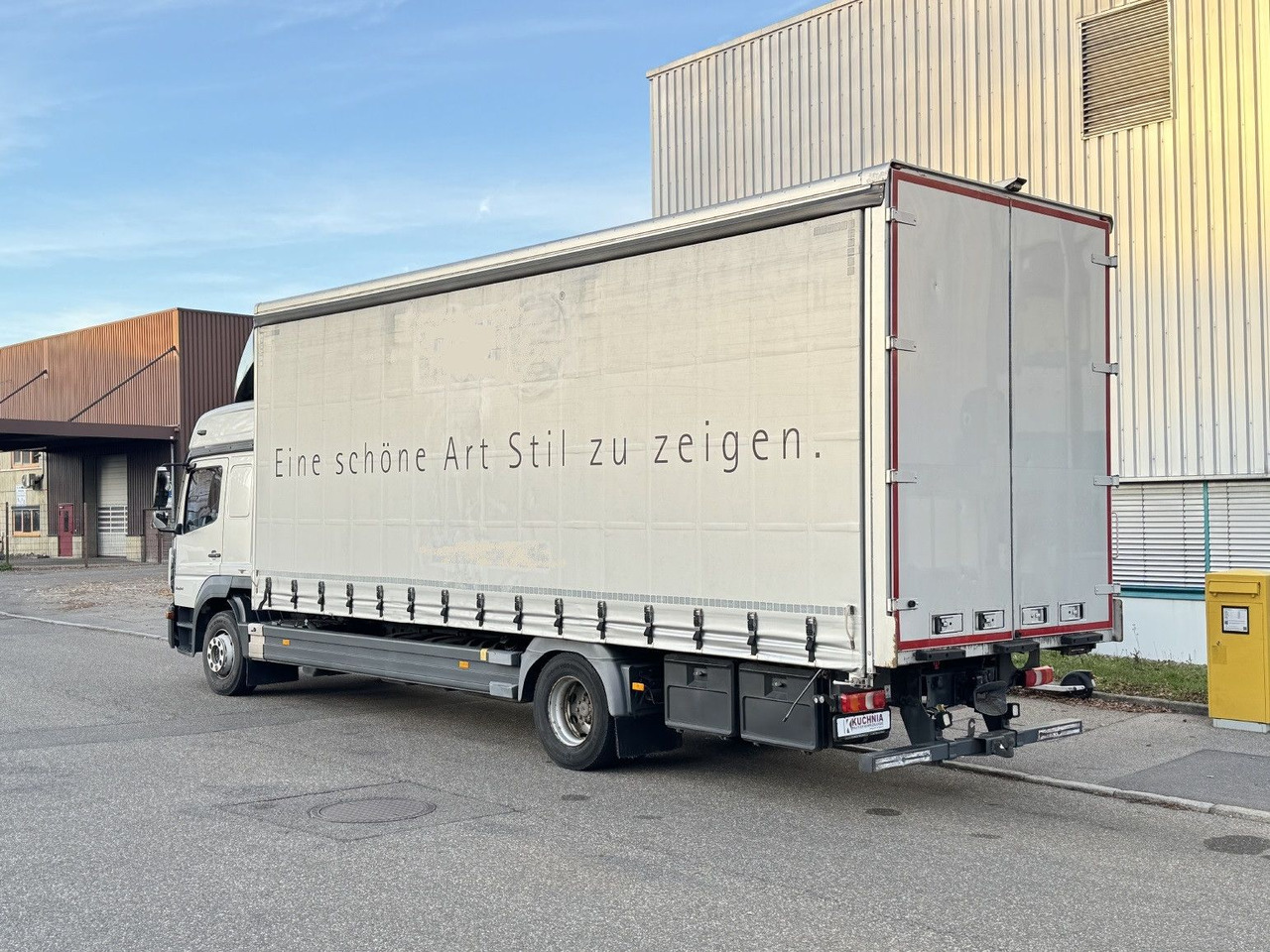 Mercedes-Benz Atego 1524 Alu-Koffer Schiebeplane Gr.Haus ATM - Camión caja cerrada: foto 5 Mercedes-Benz Atego 1524 Alu-Koffer Schiebeplane Gr.Haus ATM - Camión caja cerrada: foto 5
