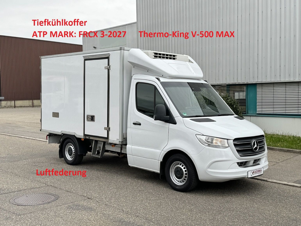 Mercedes-Benz Sprinter 316 Tiefkühl 3,3m TK V-500 MAX Luftgef. - Frigorífico furgoneta: foto 1 Mercedes-Benz Sprinter 316 Tiefkühl 3,3m TK V-500 MAX Luftgef. - Frigorífico furgoneta: foto 1