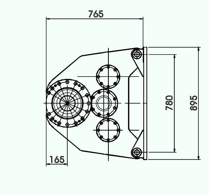 Implemento para Perforadora ABI ABI VDW 3525 double rotary head drill bauer CFA: foto 6