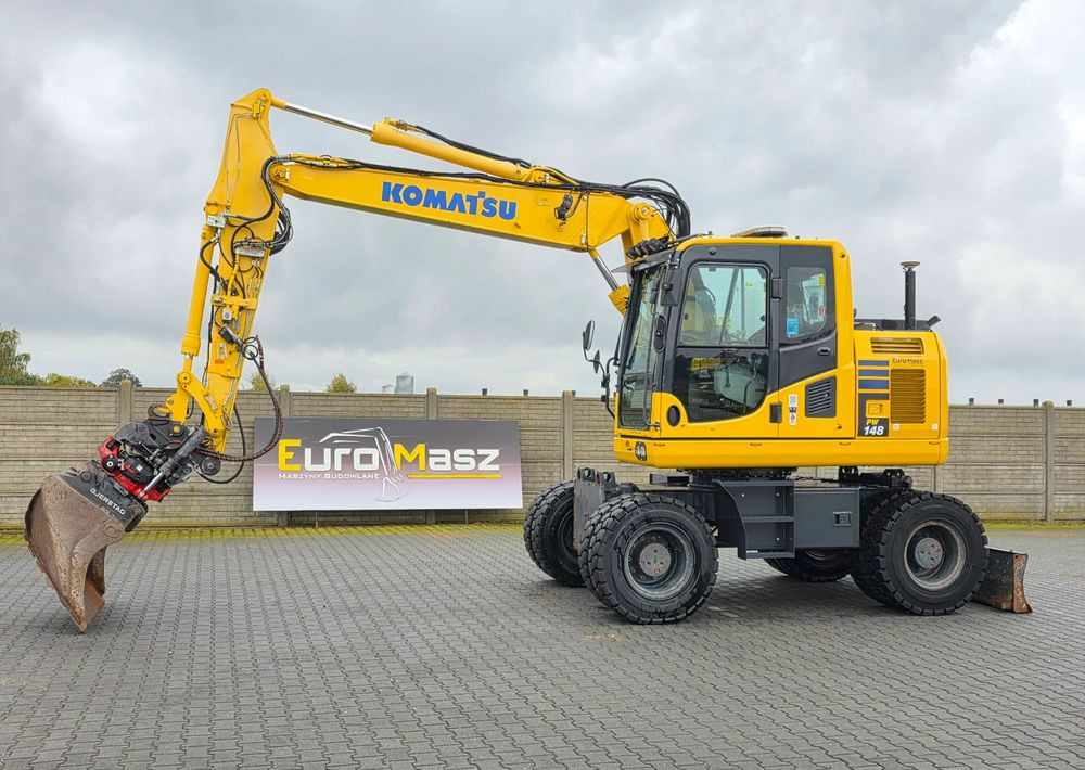 Komatsu PW 148-10, 2016 ROK, SYSTEM LEICA 3D - Excavadora de ruedas: foto 1 Komatsu PW 148-10, 2016 ROK, SYSTEM LEICA 3D - Excavadora de ruedas: foto 1
