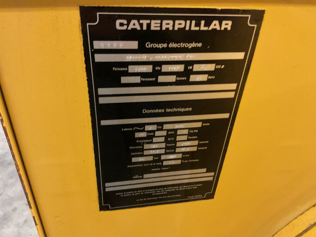 Caterpillar 3512, 1400KVA. Like brand new. - Generador industriale: foto 4 Caterpillar 3512, 1400KVA. Like brand new. - Generador industriale: foto 4