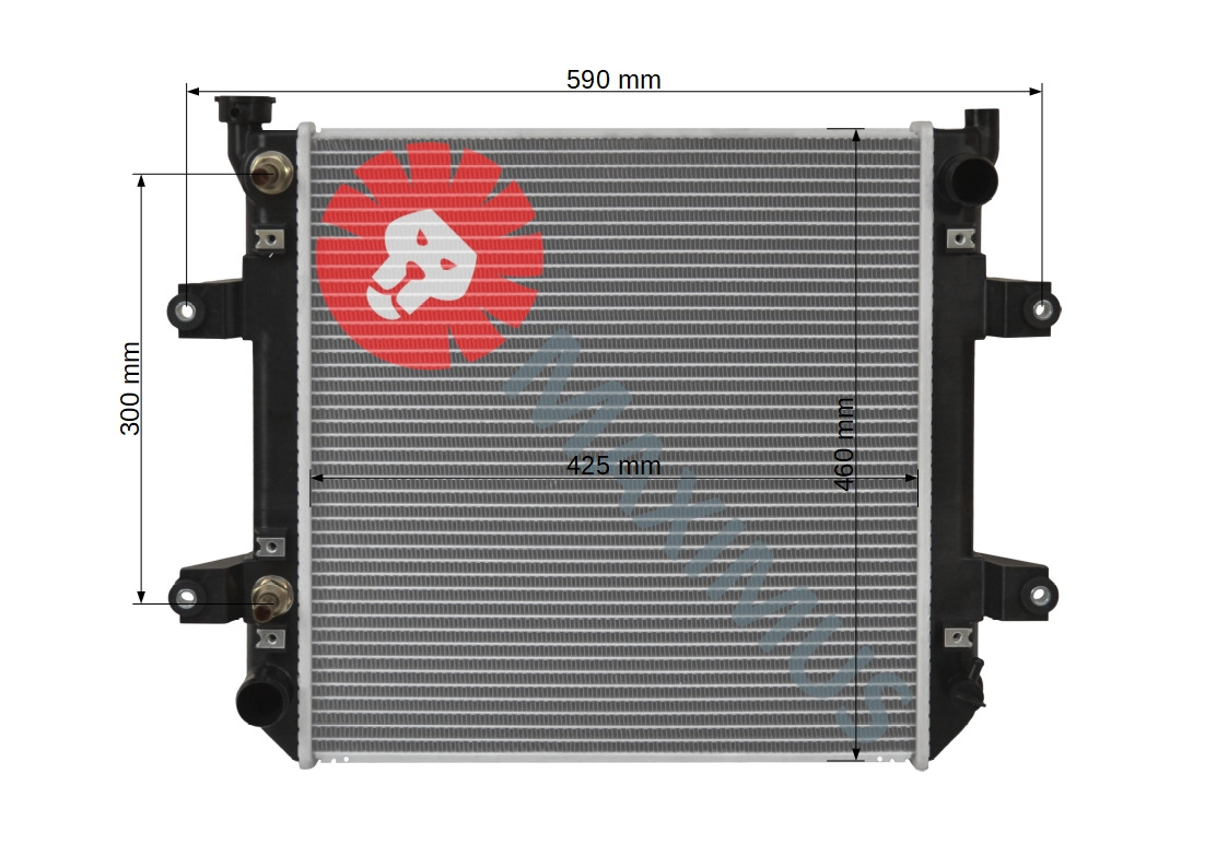 NISSAN WÓZEK WIDŁOWY - Radiador para Carretilla elevadora: foto 2 NISSAN WÓZEK WIDŁOWY - Radiador para Carretilla elevadora: foto 2