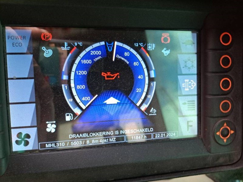 Manipulador de materiales para transporte de basura Fuchs MHL 310: foto 20