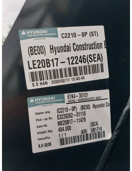 Leasing financiero de Hyundai Excavator digging bucket 140, 61K4-30101 leasing Hyundai Excavator digging bucket 140, 61K4-30101: foto 6 Leasing financiero de Hyundai Excavator digging bucket 140, 61K4-30101 leasing Hyundai Excavator digging bucket 140, 61K4-30101: foto 6