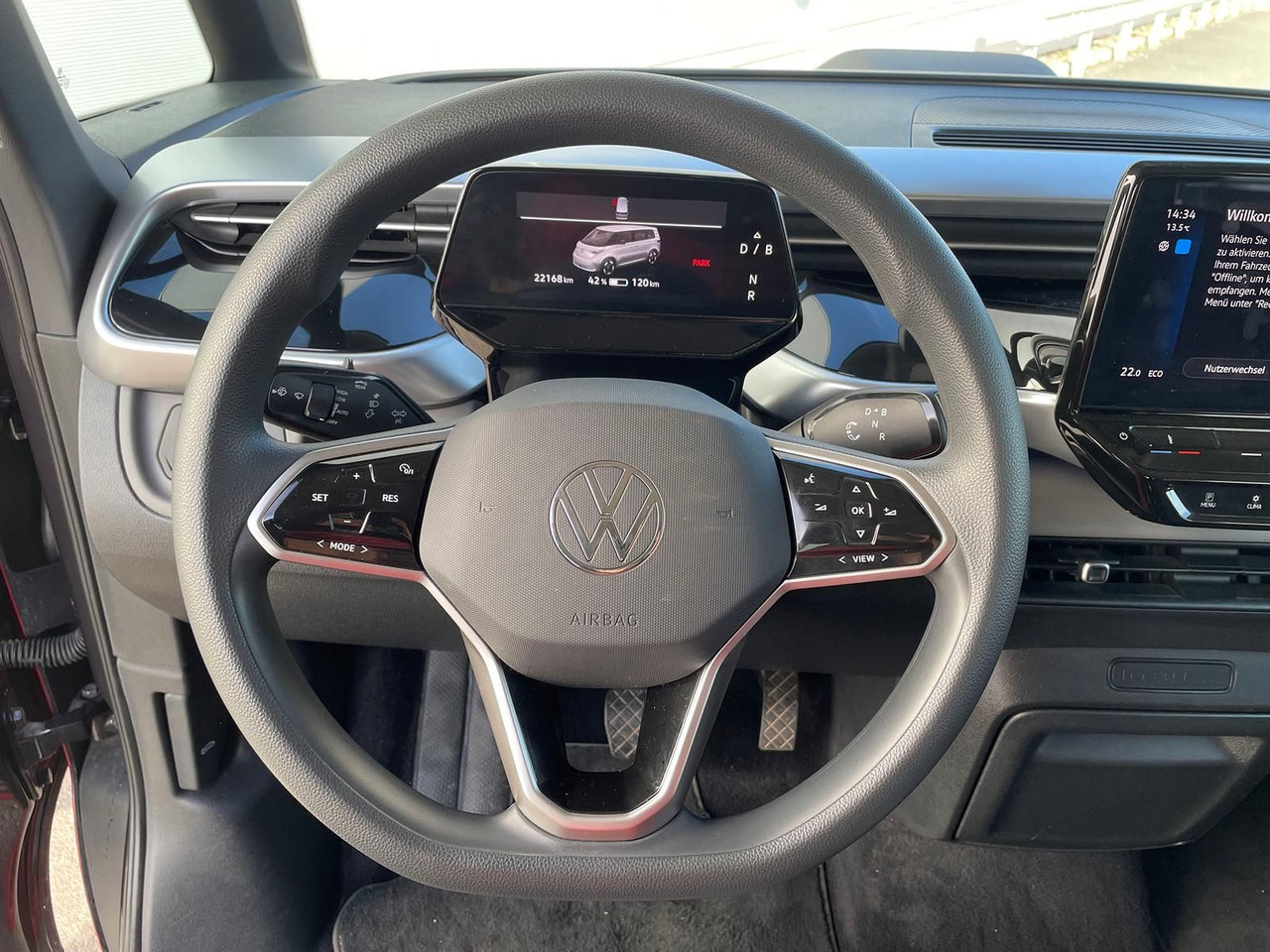 Furgoneta de pasajeros, Furgoneta eléctrica Volkswagen ID.Buzz KW Fahrwerk LM Felgen KLIMA PDC ACC DAB: foto 15 Furgoneta de pasajeros, Furgoneta eléctrica Volkswagen ID.Buzz KW Fahrwerk LM Felgen KLIMA PDC ACC DAB: foto 15
