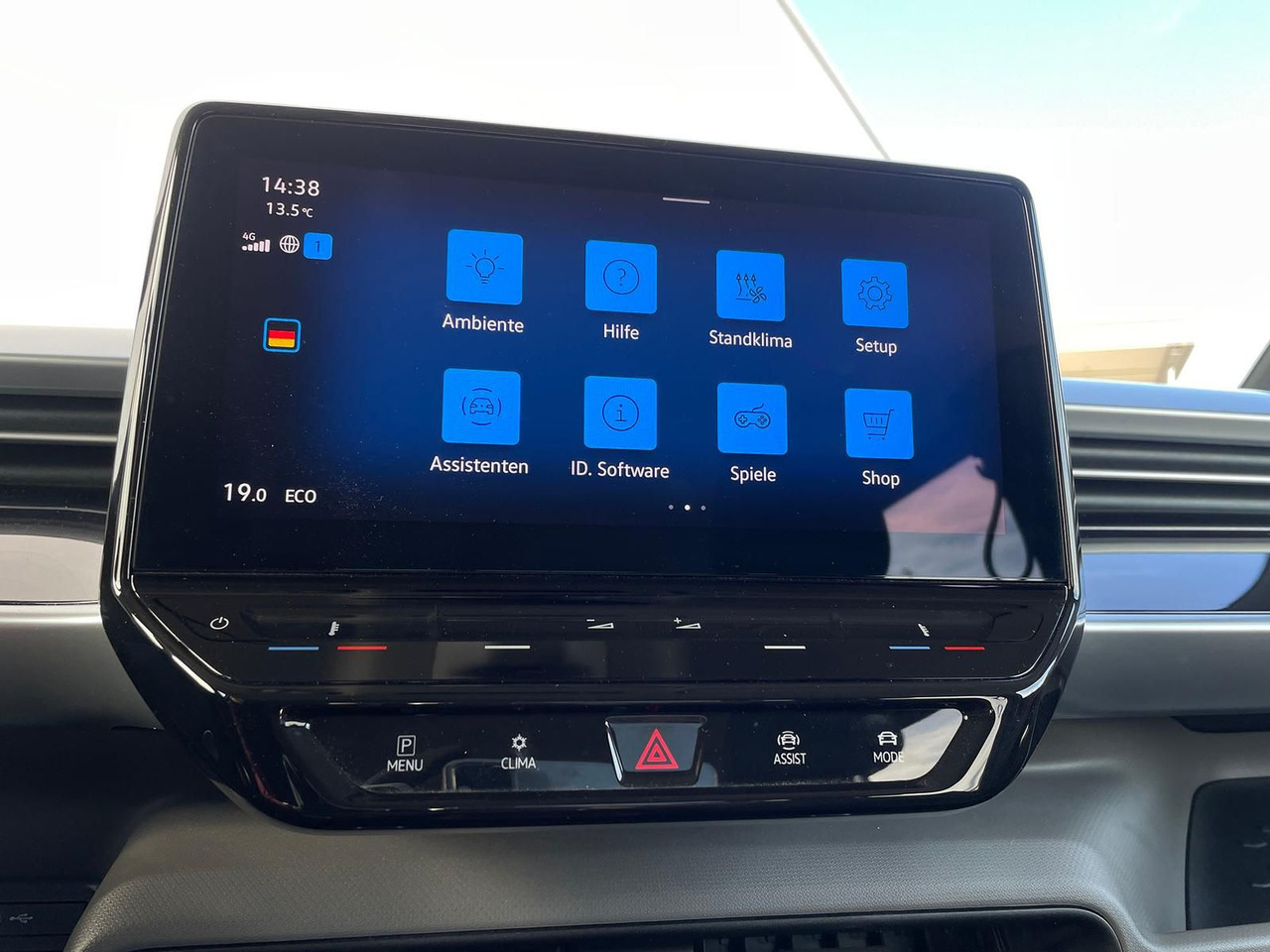 Furgoneta de pasajeros, Furgoneta eléctrica Volkswagen ID.Buzz KW Fahrwerk LM Felgen KLIMA PDC ACC DAB: foto 29