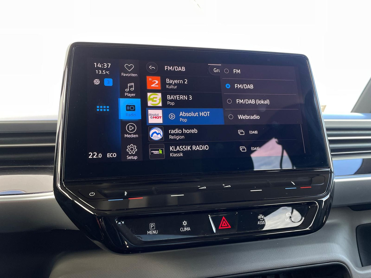 Furgoneta de pasajeros, Furgoneta eléctrica Volkswagen ID.Buzz KW Fahrwerk LM Felgen KLIMA PDC ACC DAB: foto 19