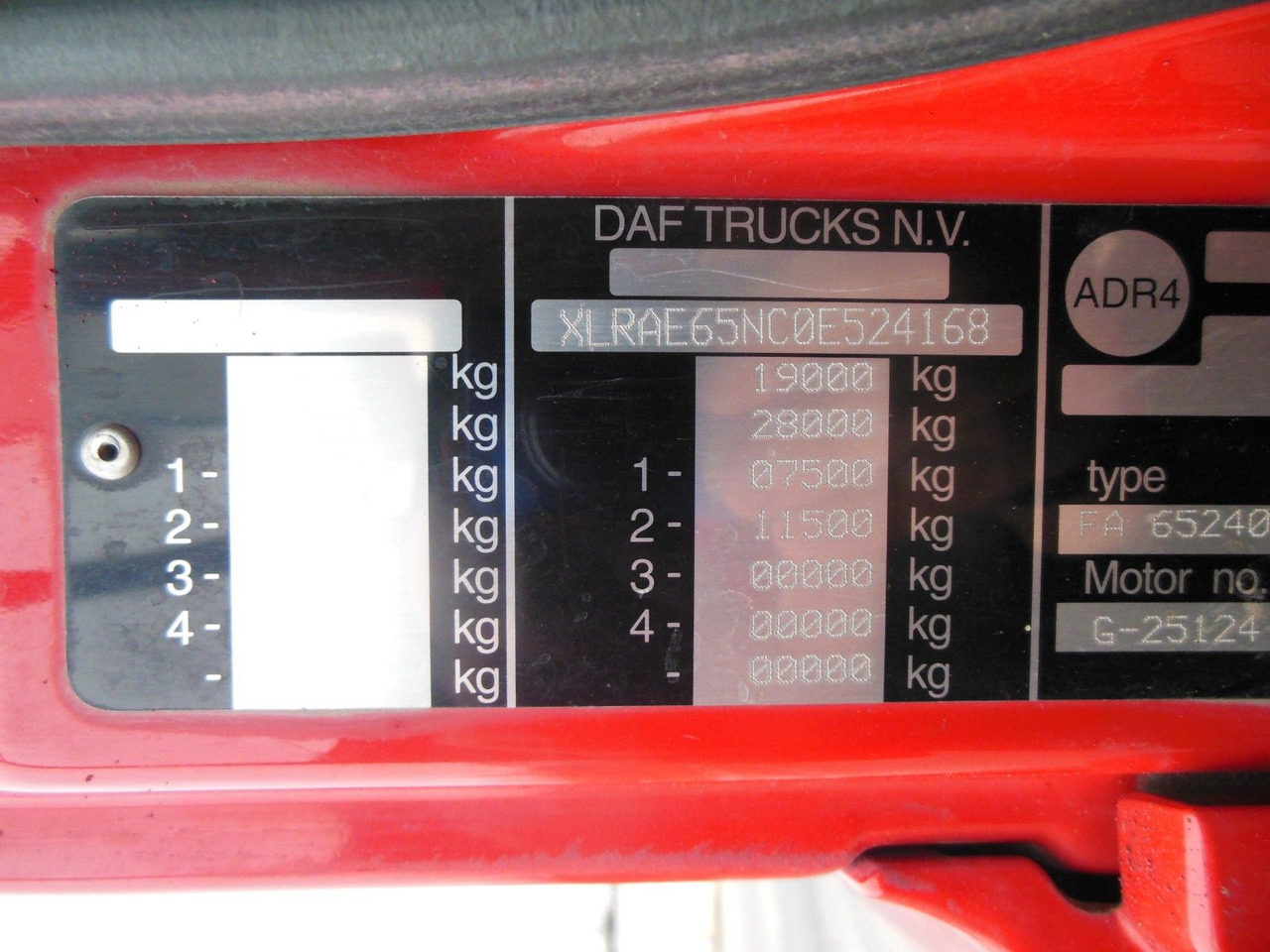 Leasing financiero de  DAF CF 65.240,KRAN EFFER 110/2S,MANUELL,BLATT,1 HAND leasing DAF CF 65.240,KRAN EFFER 110/2S,MANUELL,BLATT,1 HAND: foto 29