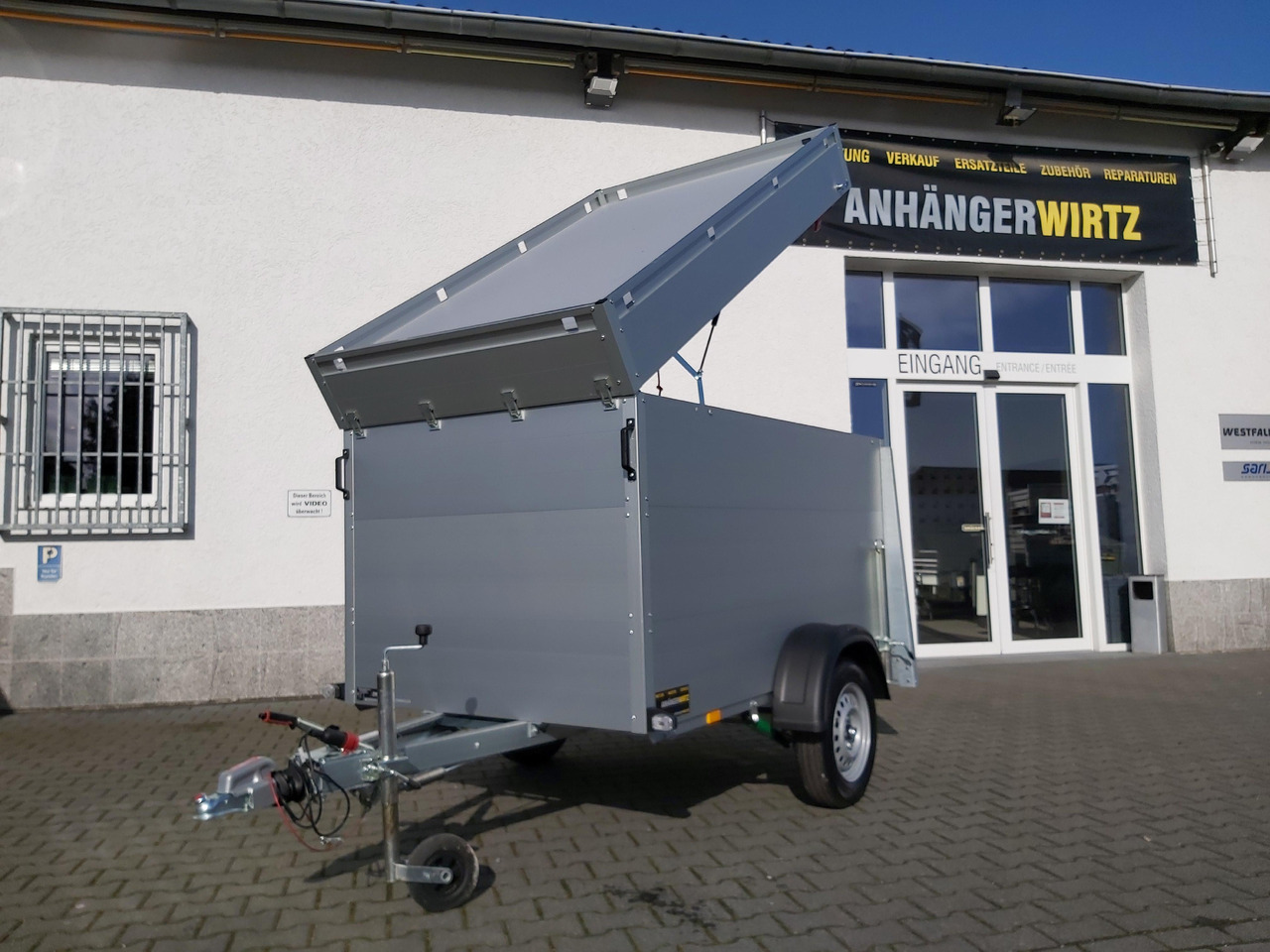 ALUBOXX Deckelanhänger GTB 750 VT2 211x126x118cm Heckrampe (XS) 750kg Top Seller Angebot - Caja cerrada remolque: foto 1 ALUBOXX Deckelanhänger GTB 750 VT2 211x126x118cm Heckrampe (XS) 750kg Top Seller Angebot - Caja cerrada remolque: foto 1