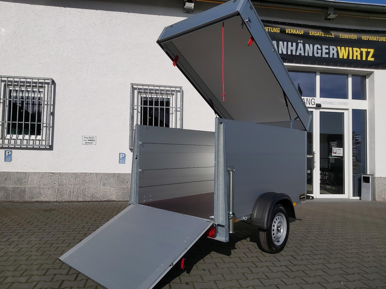 ALUBOXX Deckelanhänger GTB 750 VT2 211x126x118cm Heckrampe (XS) 750kg Top Seller Angebot - Caja cerrada remolque: foto 3 ALUBOXX Deckelanhänger GTB 750 VT2 211x126x118cm Heckrampe (XS) 750kg Top Seller Angebot - Caja cerrada remolque: foto 3