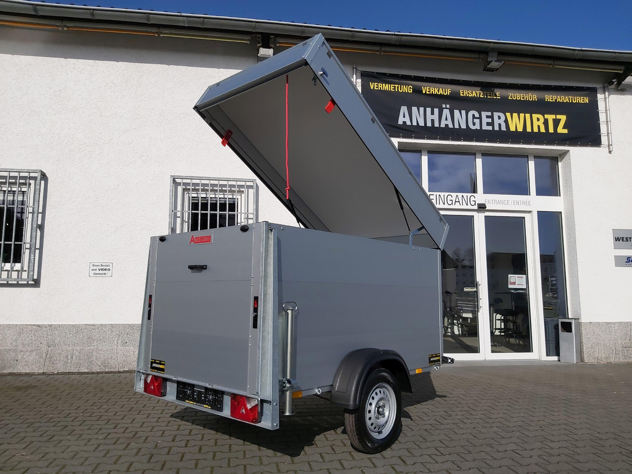 ALUBOXX Deckelanhänger GTB 750 VT2 211x126x118cm Heckrampe (XS) 750kg Top Seller Angebot - Caja cerrada remolque: foto 4 ALUBOXX Deckelanhänger GTB 750 VT2 211x126x118cm Heckrampe (XS) 750kg Top Seller Angebot - Caja cerrada remolque: foto 4