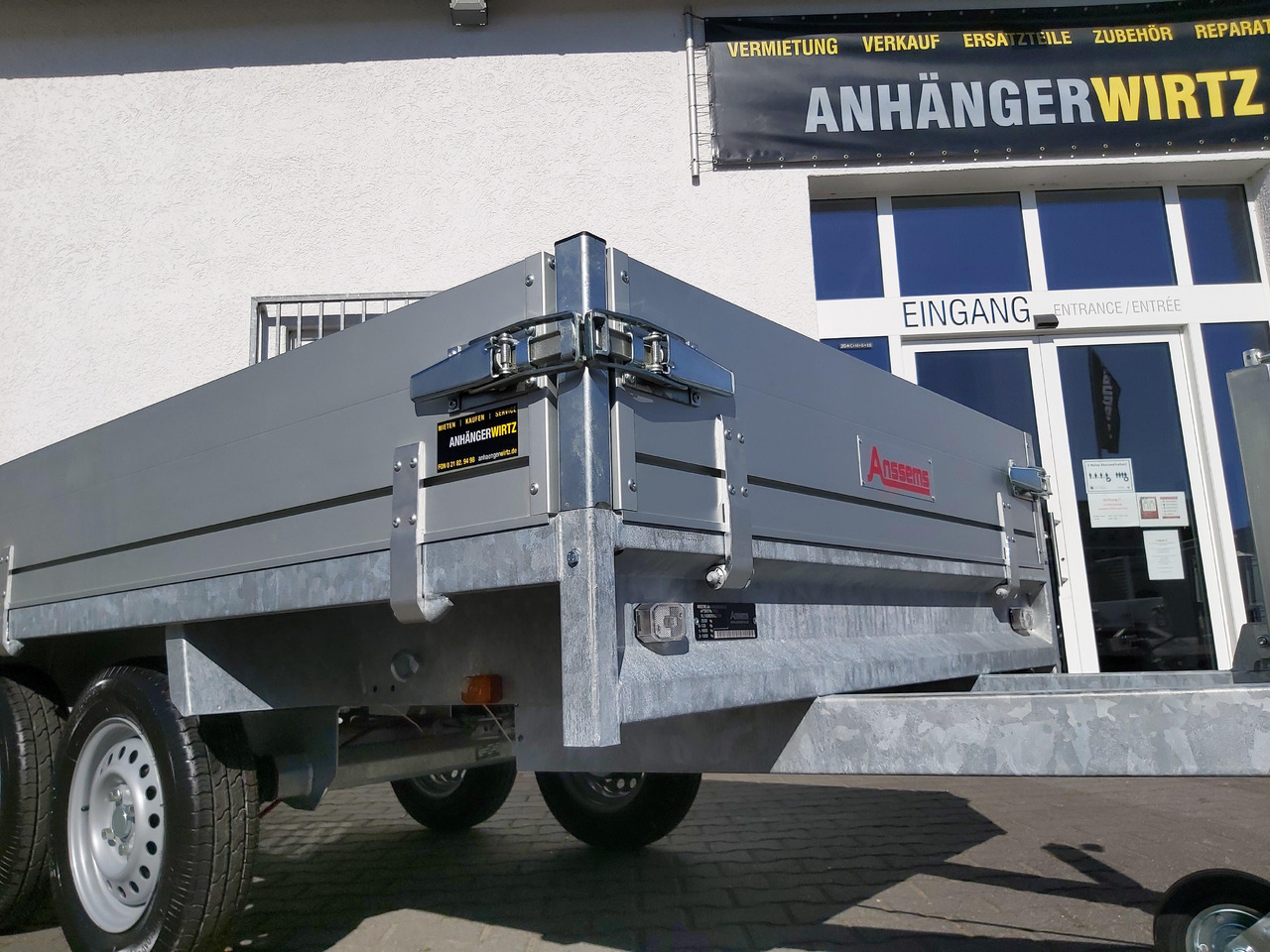 Remolque plataforma/ Caja abierta Anssems Hochlader PSX - S 2000 305x153x30cm (M) 2000kg: foto 6 Remolque plataforma/ Caja abierta Anssems Hochlader PSX - S 2000 305x153x30cm (M) 2000kg: foto 6