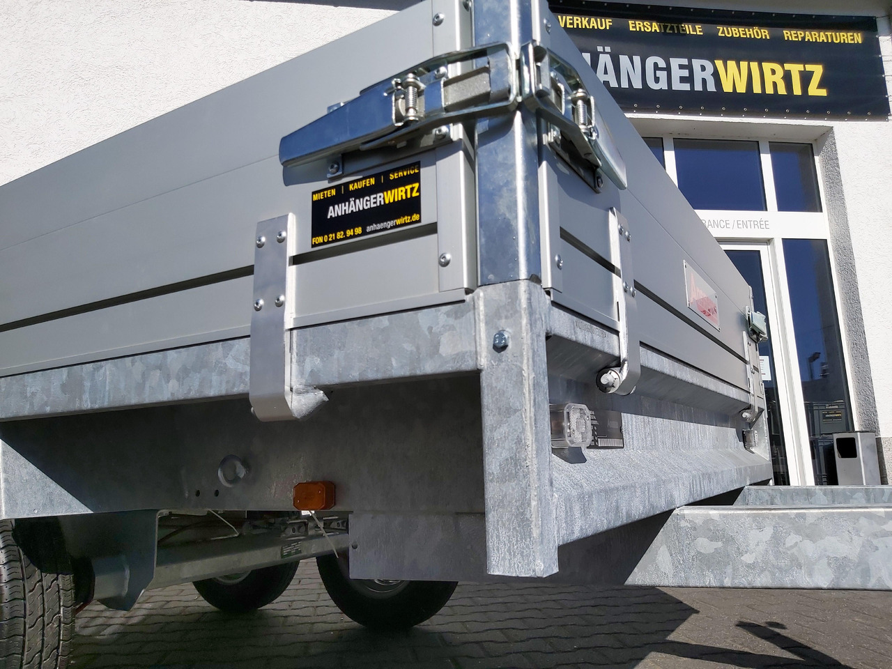 Remolque plataforma/ Caja abierta Anssems Hochlader PSX - S 2000 305x153x30cm (M) 2000kg: foto 7 Remolque plataforma/ Caja abierta Anssems Hochlader PSX - S 2000 305x153x30cm (M) 2000kg: foto 7