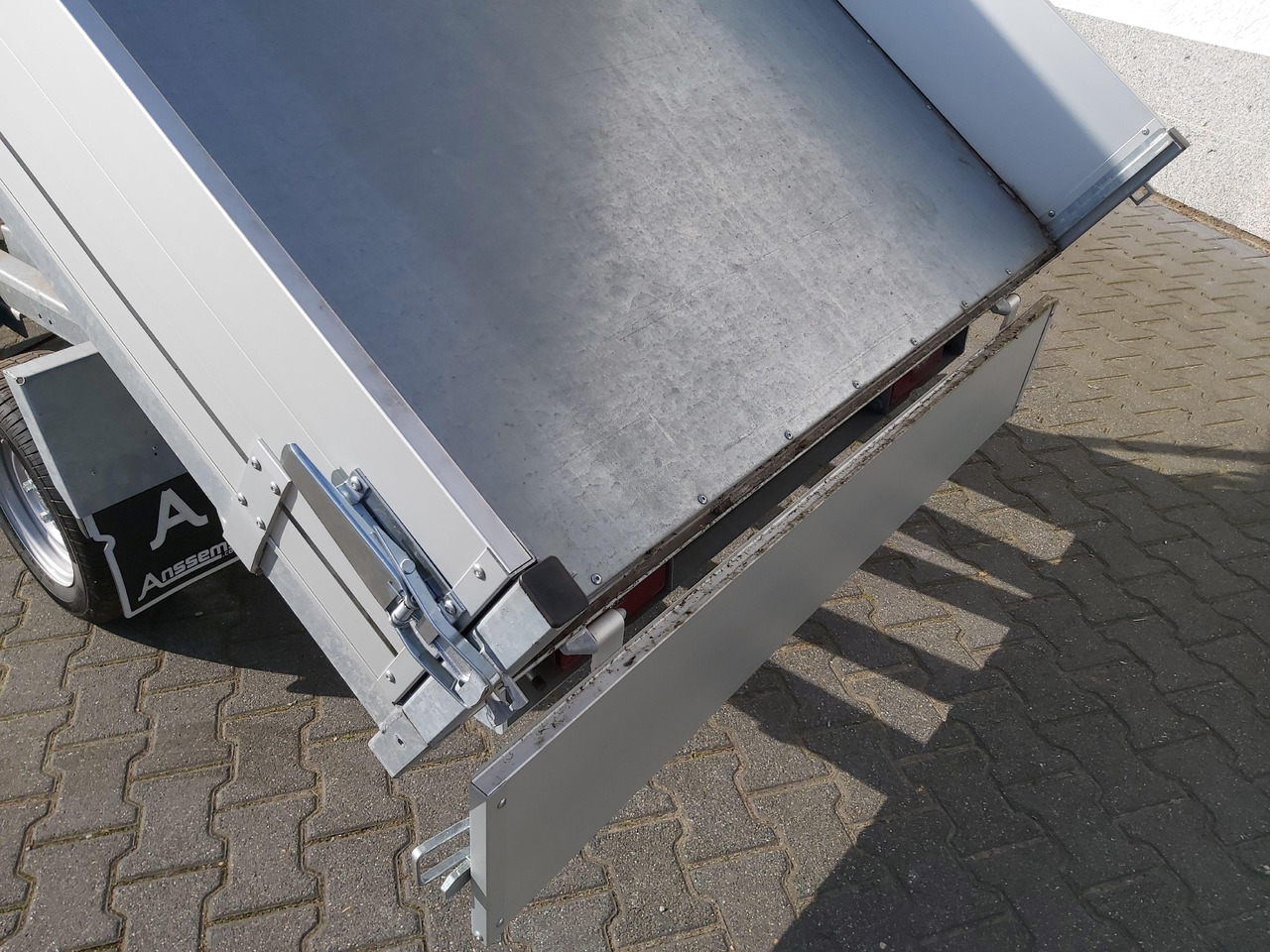 Volquete remolque Anssems Kipper KSX 3500 Elektrisch 305x178x35cm Stahlboden niedrig Fahrgestell 3500kg: foto 9