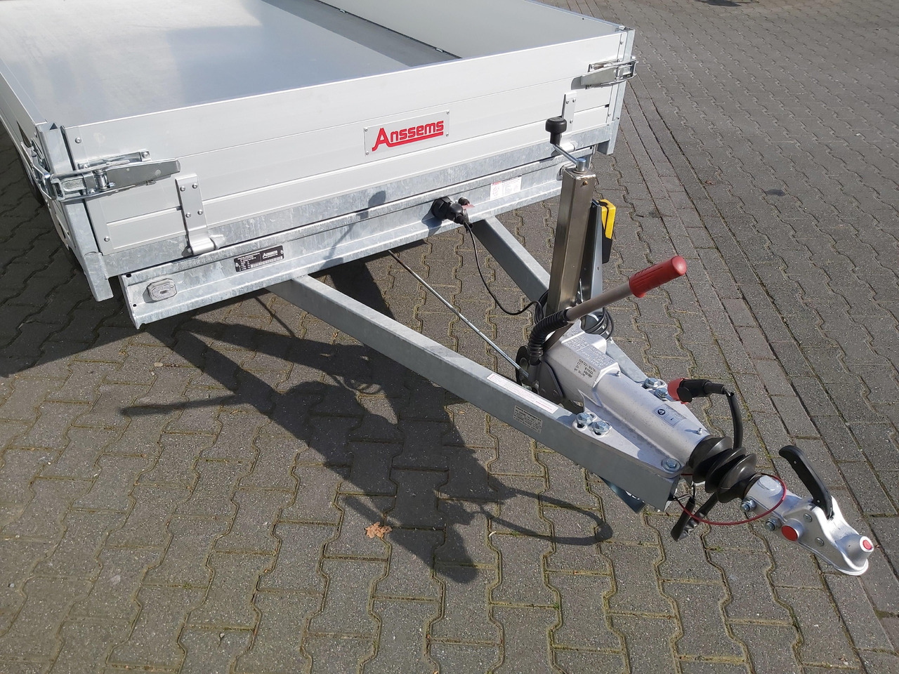 Volquete remolque Anssems Kipper KSX 3500 Elektrisch 305x178x35cm Stahlboden niedrig Fahrgestell 3500kg: foto 7