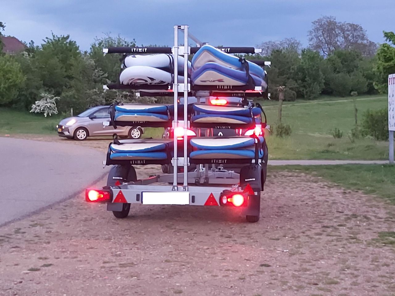 Brenderup Boattrailer Bootsanhänger 8116 160750UB Kanu/Kayak SUP Board Gestell 750kg 306002 - Remolque para barco: foto 2 Brenderup Boattrailer Bootsanhänger 8116 160750UB Kanu/Kayak SUP Board Gestell 750kg 306002 - Remolque para barco: foto 2