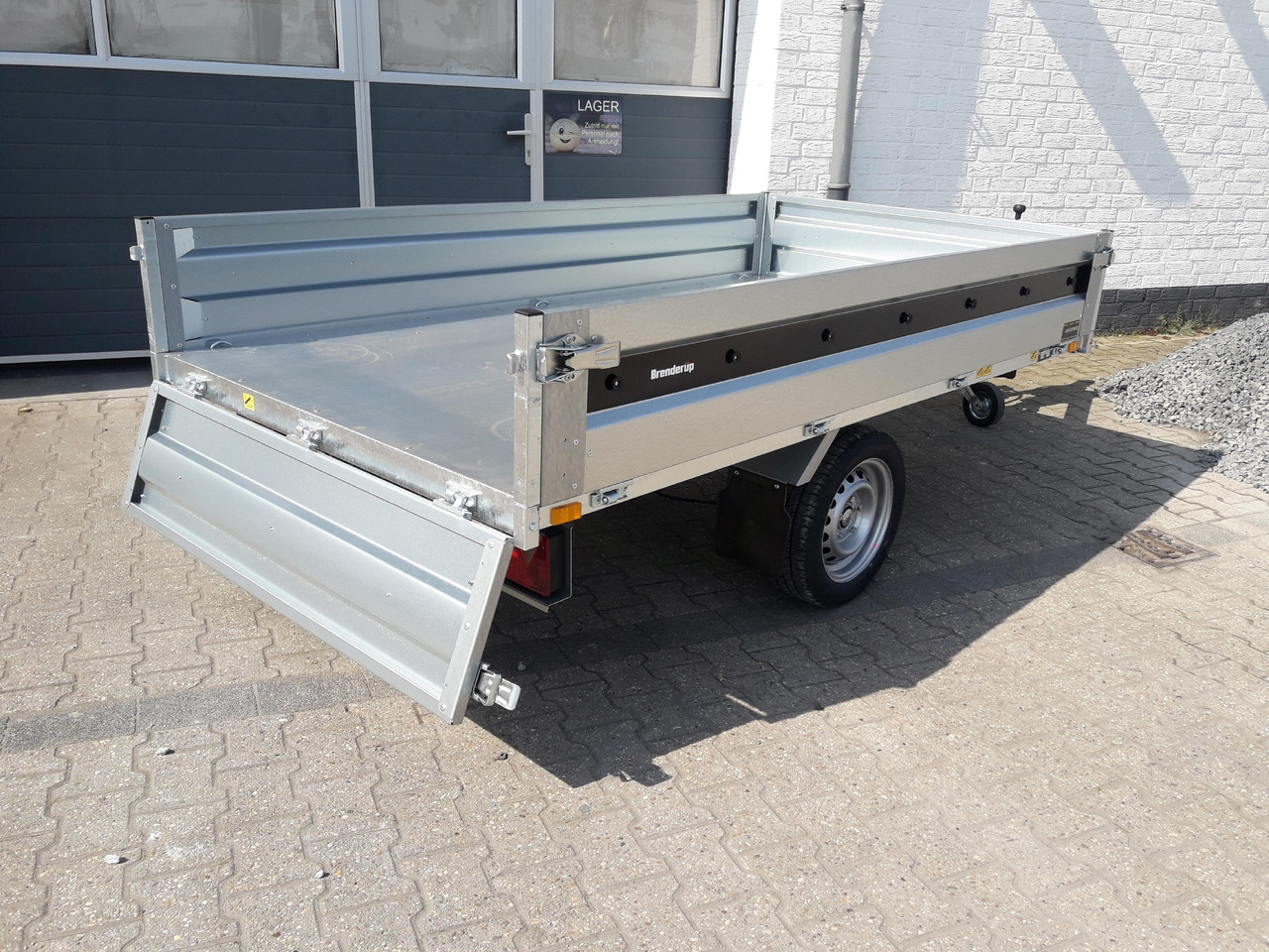 Brenderup Kipper BT 4260 SB 259x143x35cm Stahlwände Stahlboden (S) 1800kg - Volquete remolque: foto 5 Brenderup Kipper BT 4260 SB 259x143x35cm Stahlwände Stahlboden (S) 1800kg - Volquete remolque: foto 5