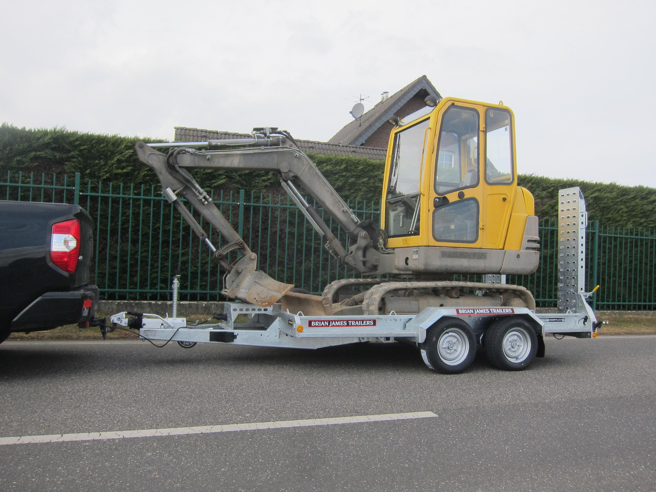 Remolque porta maquinaria Brian James Digger Plant 543-3217-35 320x170cm Schaufelablage Rampen Reserverad 3500kg: foto 9