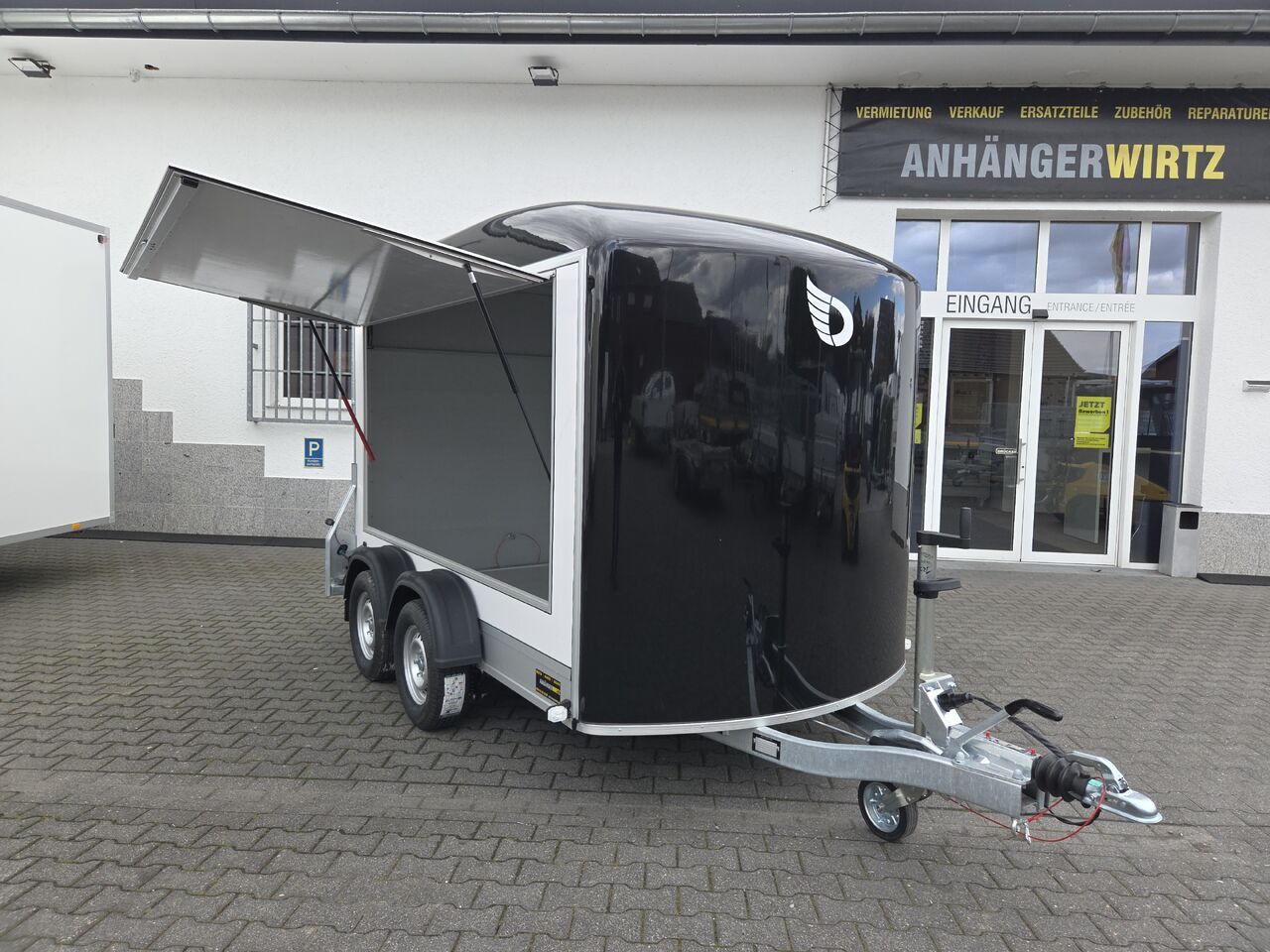 Cargo Roadster 500 312x167x199cm Sandwich weiß Poly black Serviceklappe Seitentür 2000kg Pullman 100 - Caja cerrada remolque: foto 2 Cargo Roadster 500 312x167x199cm Sandwich weiß Poly black Serviceklappe Seitentür 2000kg Pullman 100 - Caja cerrada remolque: foto 2