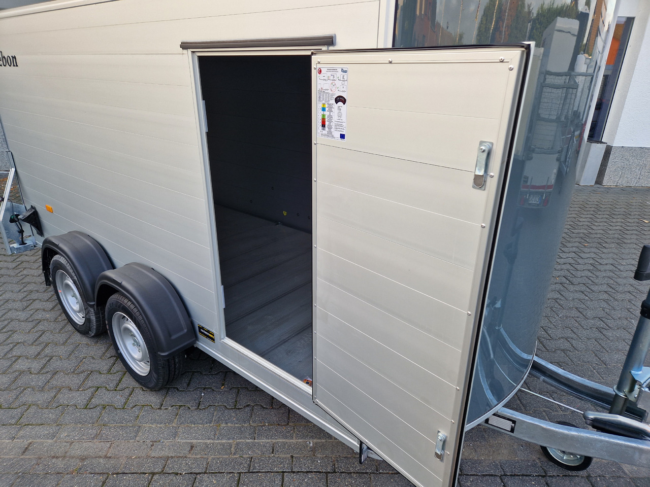Remolque de coche Cargo Roadster 500 XL 365x166x198cm Alu Poly irongrey Seitentür 2600kg Pullman 100km/H Modell 09.24: foto 8