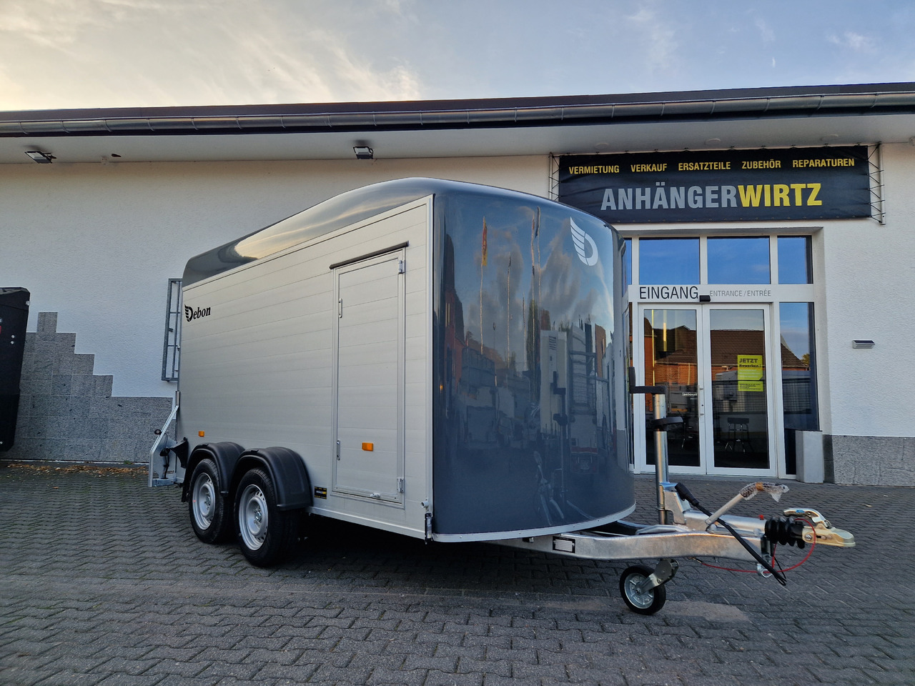 Remolque de coche Cargo Roadster 500 XL 365x166x198cm Alu Poly irongrey Seitentür 2600kg Pullman 100km/H Modell 09.24: foto 13