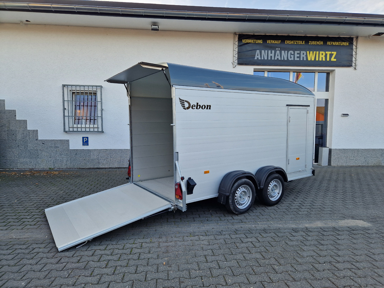 Remolque de coche Cargo Roadster 500 XL 365x166x198cm Alu Poly irongrey Seitentür 2600kg Pullman 100km/H Modell 09.24: foto 10