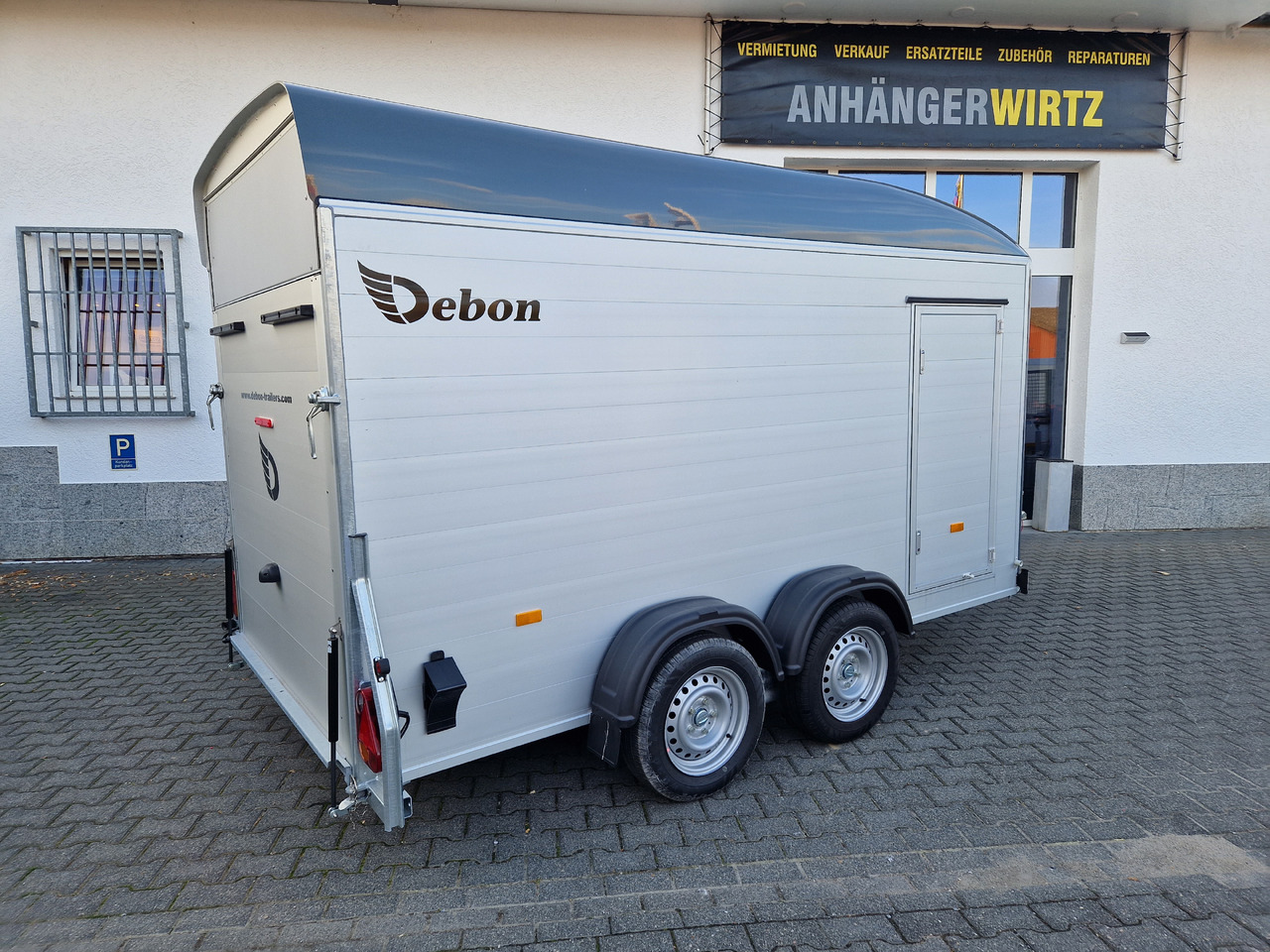 Remolque de coche Cargo Roadster 500 XL 365x166x198cm Alu Poly irongrey Seitentür 2600kg Pullman 100km/H Modell 09.24: foto 9