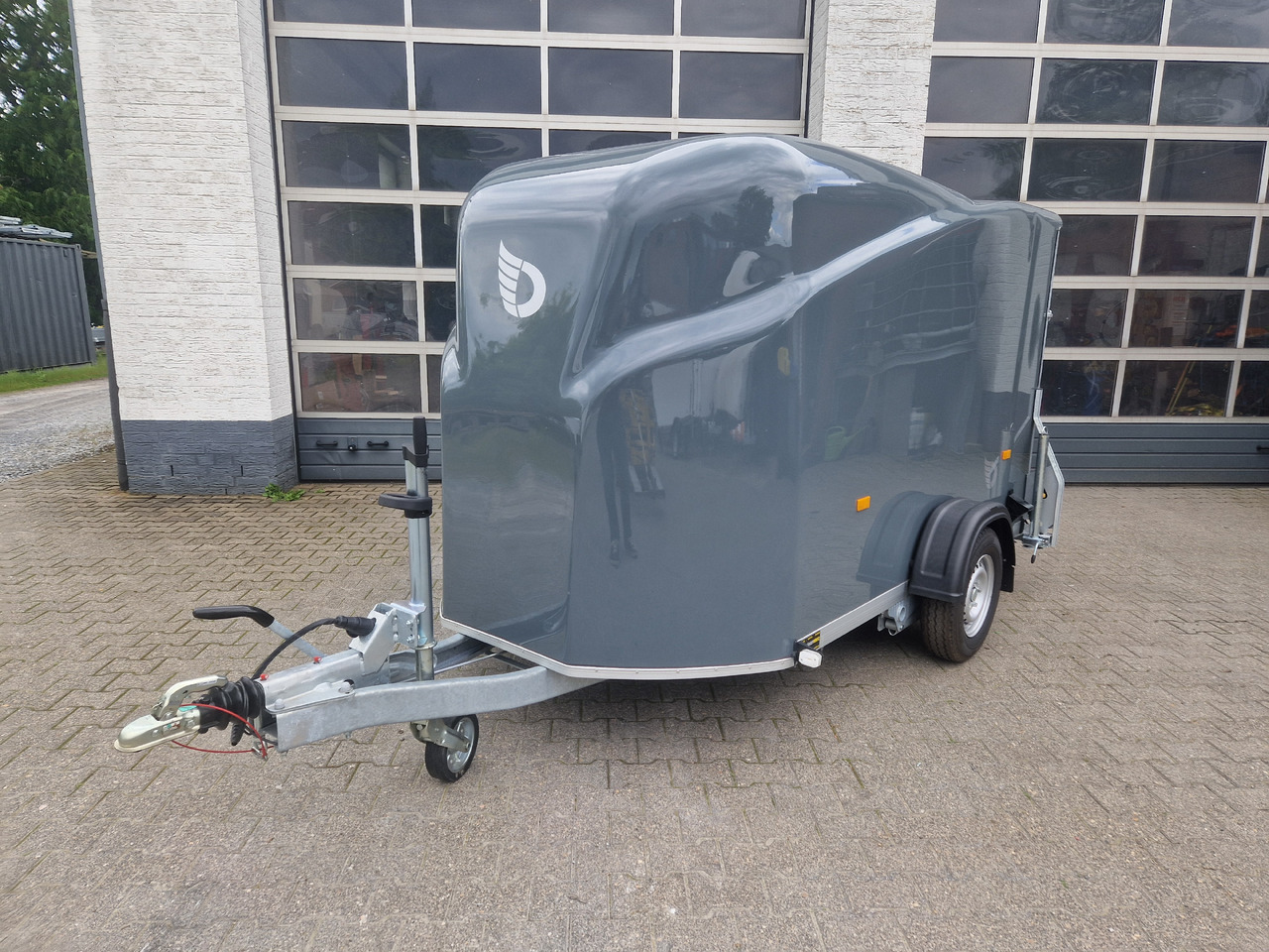 Caja cerrada remolque Debon Cargo 1300 300x152x168cm irongrey Seitentür 1300kg Pullman 100km/H: foto 11