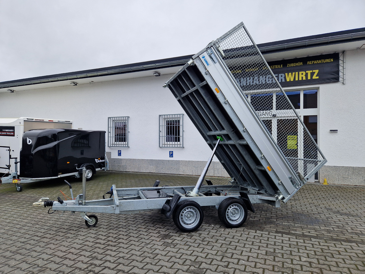Hapert COBALT HM-2 305x180x30cm Elektro & Laubgitter 2700kg - Volquete remolque: foto 2 Hapert COBALT HM-2 305x180x30cm Elektro & Laubgitter 2700kg - Volquete remolque: foto 2