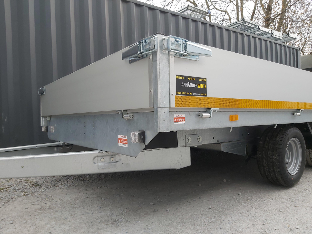 Hochlader 356x200x30cm Lfh: 56cm 10" (L) 2700kg - Remolque plataforma/ Caja abierta: foto 2 Hochlader 356x200x30cm Lfh: 56cm 10" (L) 2700kg - Remolque plataforma/ Caja abierta: foto 2