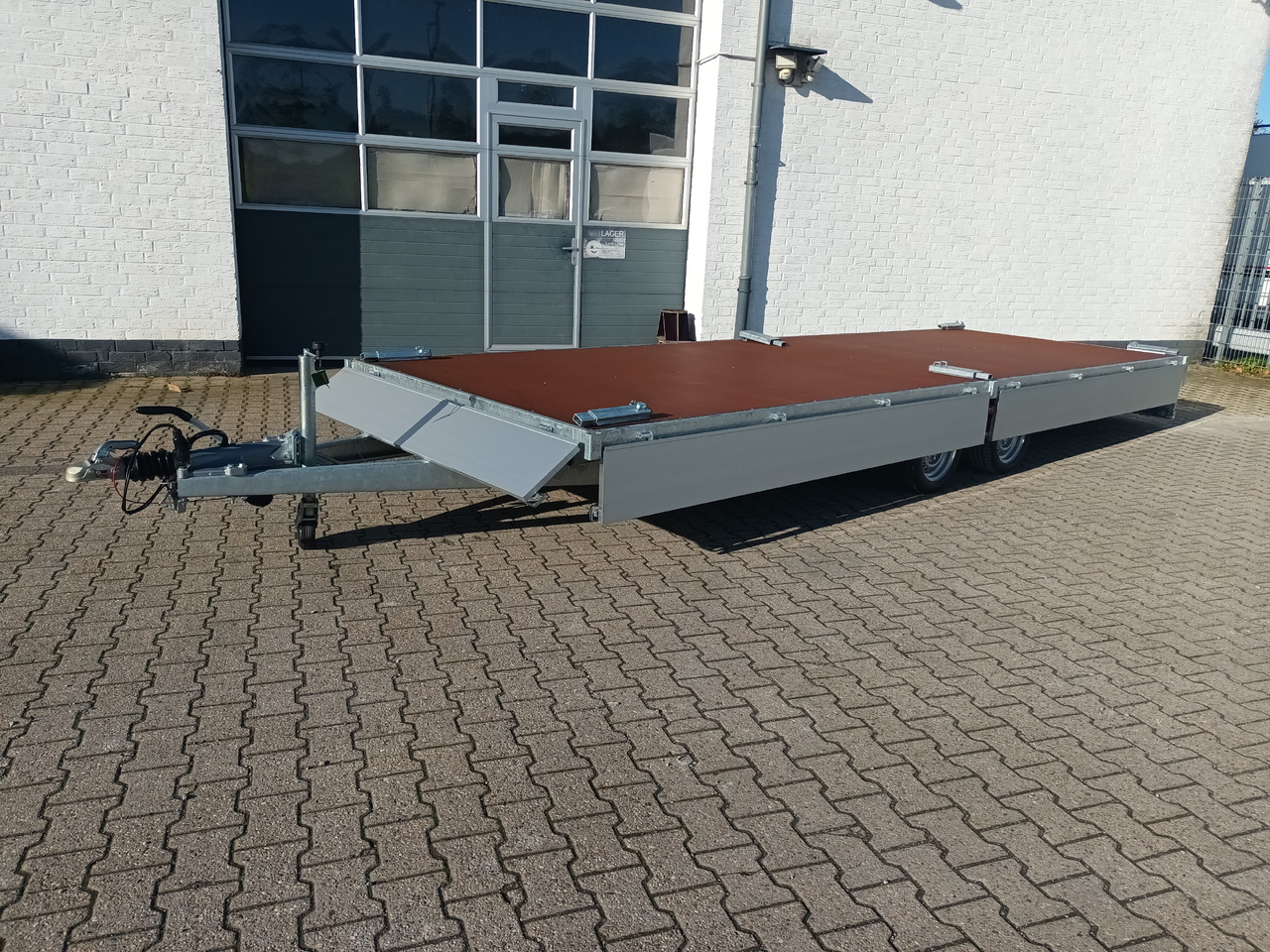 Remolque plataforma/ Caja abierta Hochlader 606x200x30cm 13" niedrig Fahrgestell Lfh: 63cm (XXXL) 3500kg: foto 7
