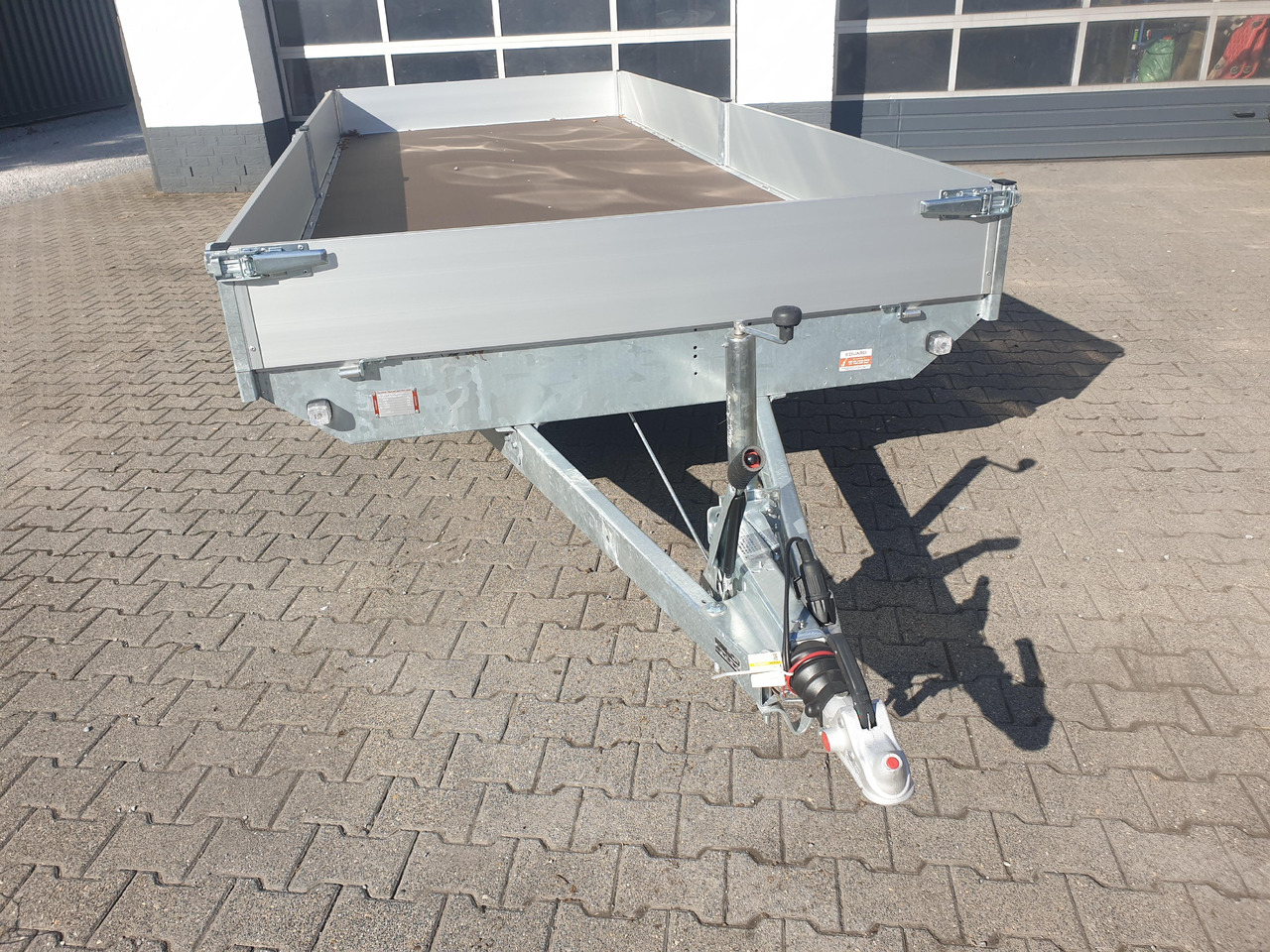 Remolque plataforma/ Caja abierta Hochlader 606x200x30cm 13" niedrig Fahrgestell Lfh: 63cm (XXXL) 3500kg: foto 17