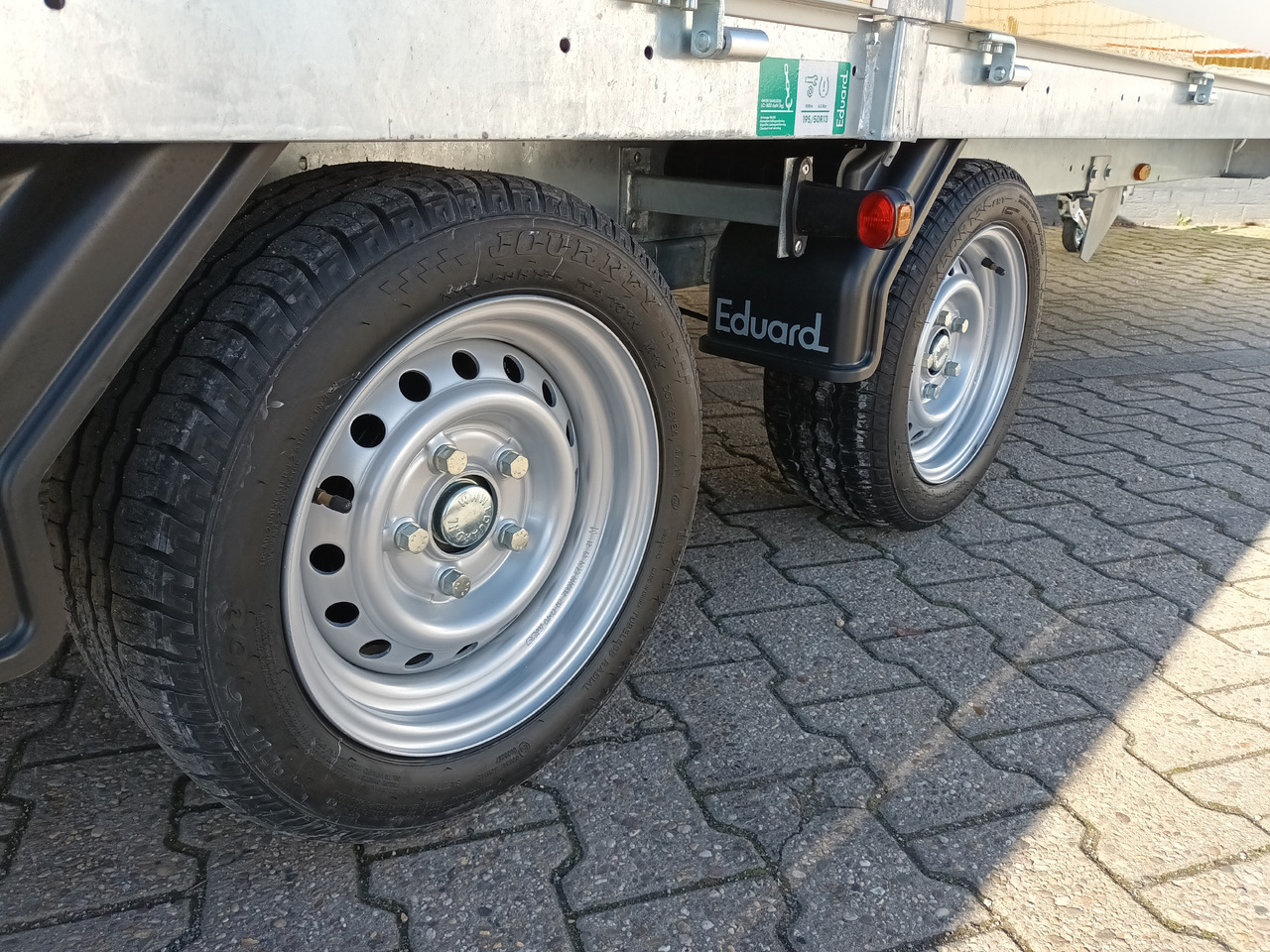 Remolque plataforma/ Caja abierta Hochlader 606x200x30cm 13" niedrig Fahrgestell Lfh: 63cm (XXXL) 3500kg: foto 10
