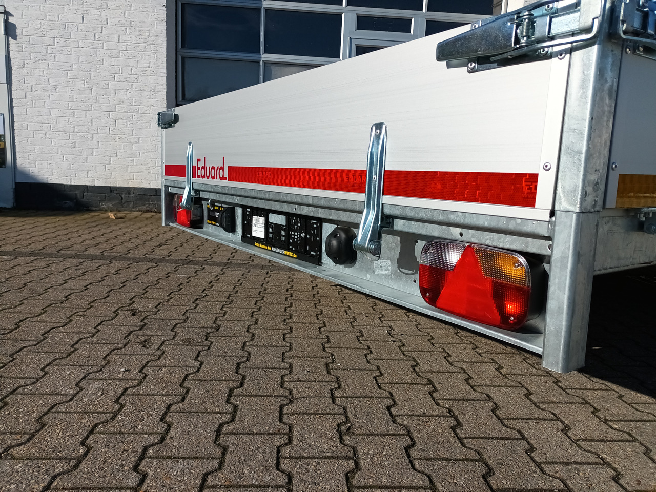 Remolque plataforma/ Caja abierta Hochlader 606x200x30cm 13" niedrig Fahrgestell Lfh: 63cm (XXXL) 3500kg: foto 15