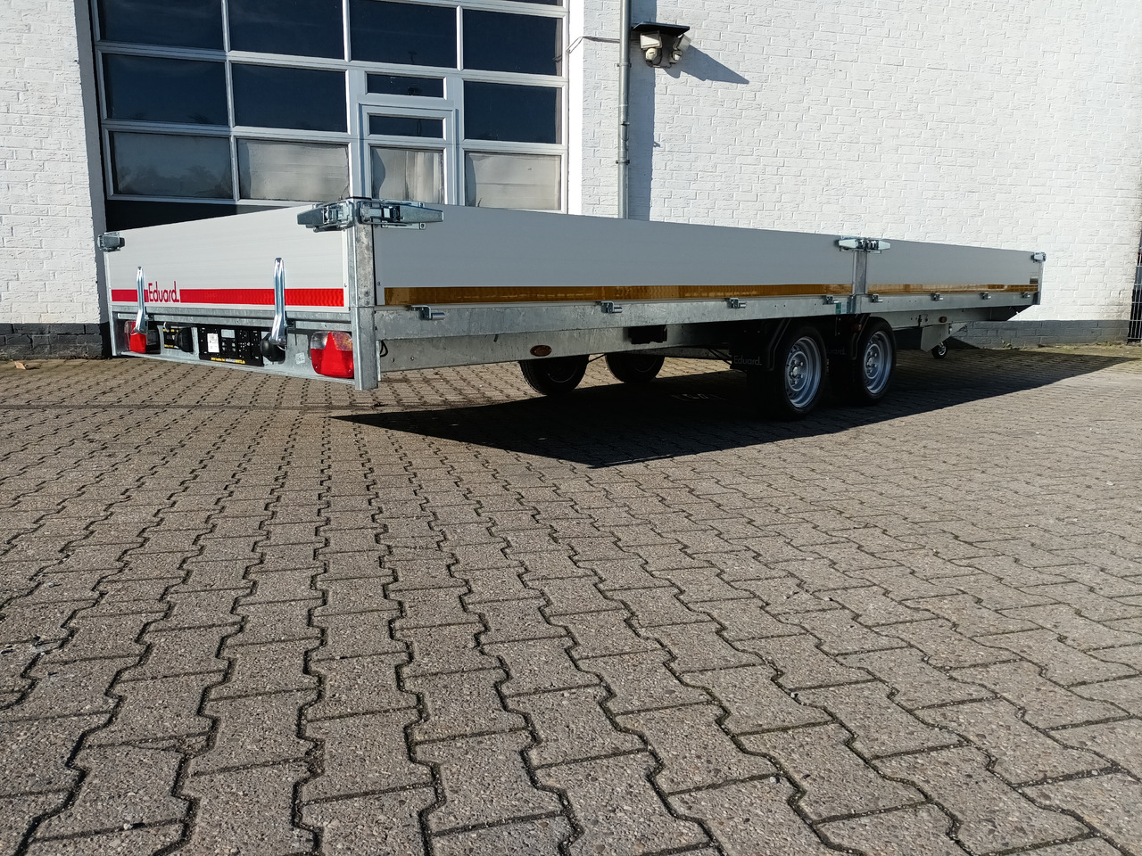 Remolque plataforma/ Caja abierta Hochlader 606x200x30cm 13" niedrig Fahrgestell Lfh: 63cm (XXXL) 3500kg: foto 16