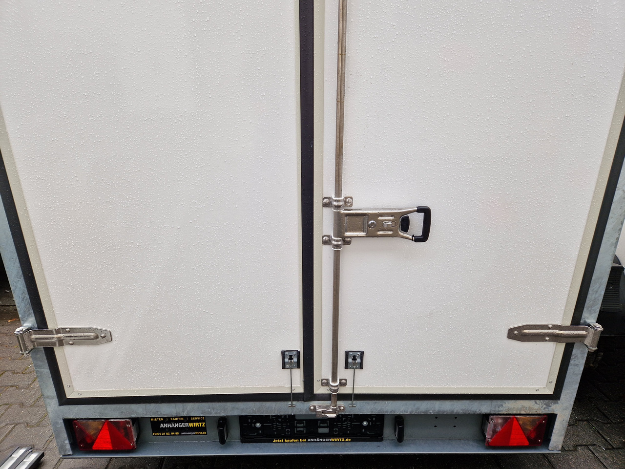 Frigorífico remolque Kargo CoolBoxx FK2736HT 355x162x198cm Seitentür 230V +Kühler Govi Arktik 2000 100km/H 2700kg: foto 13