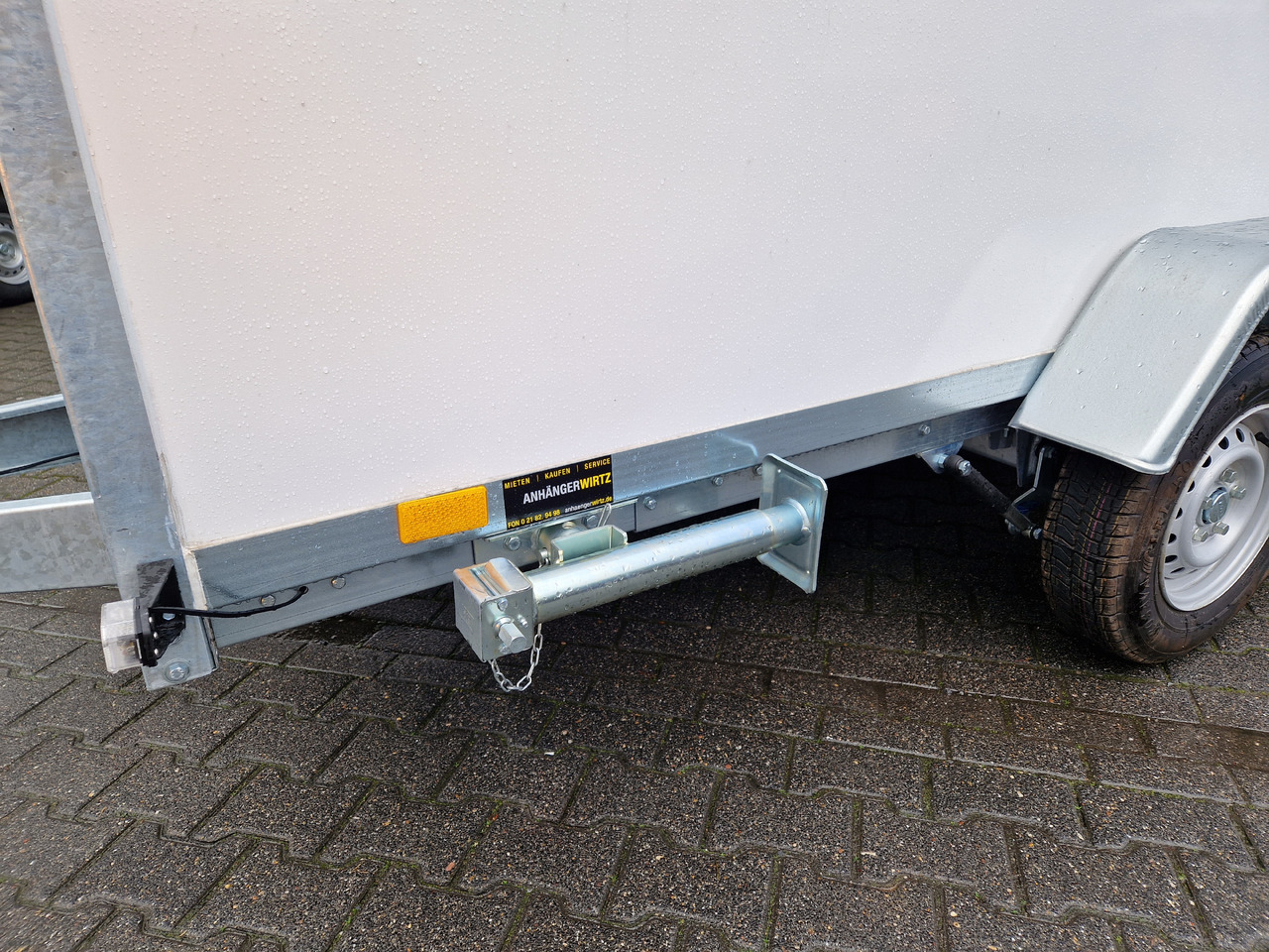 Frigorífico remolque Kargo CoolBoxx FK2736HT 355x162x198cm Seitentür 230V +Kühler Govi Arktik 2000 100km/H 2700kg: foto 15