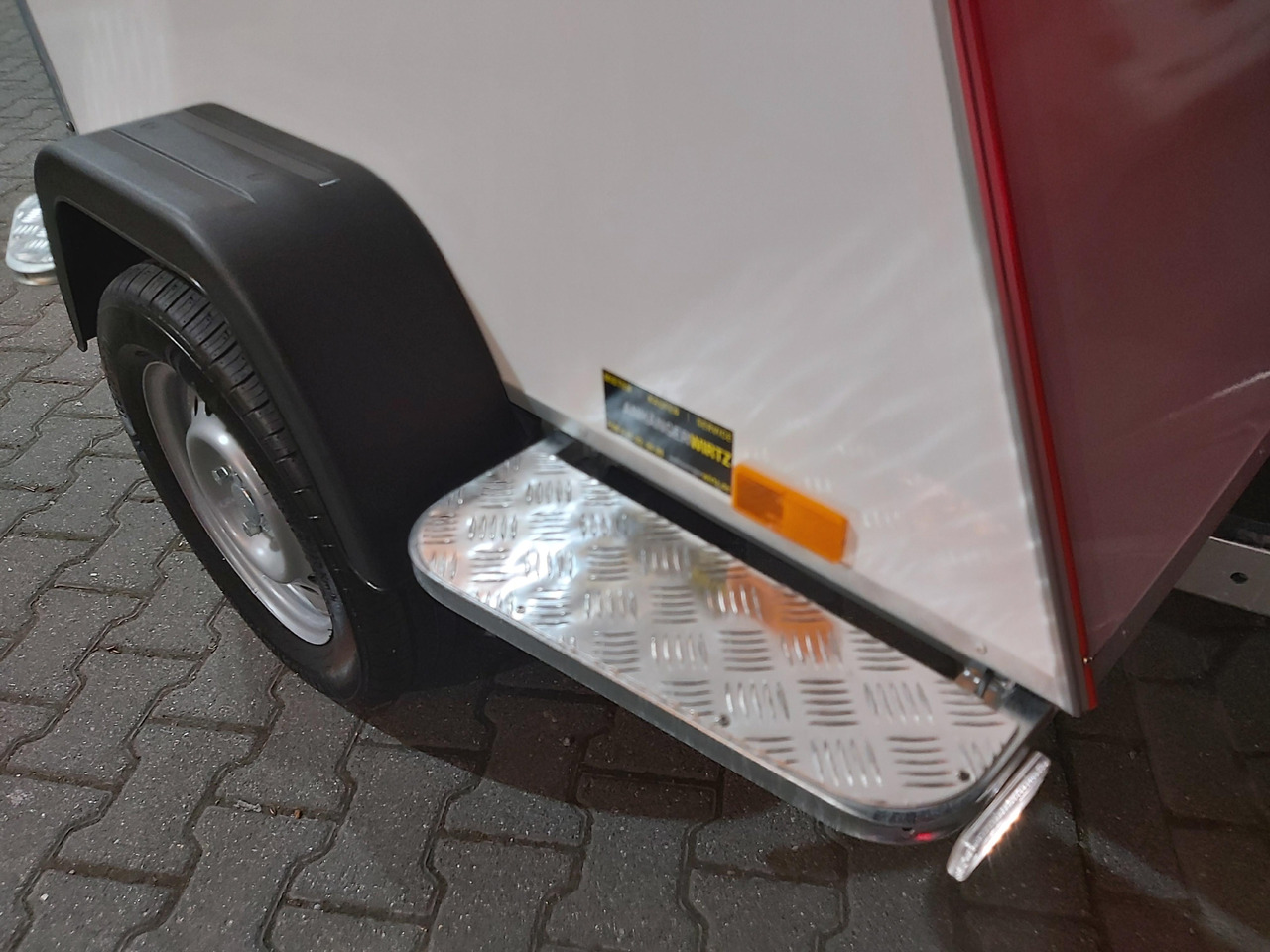 Remolque de coche Kofferanhänger TF2 S Mini 145x110x90cm Reling Trittbretter IL (XXS) 100km/H 750kg: foto 14
