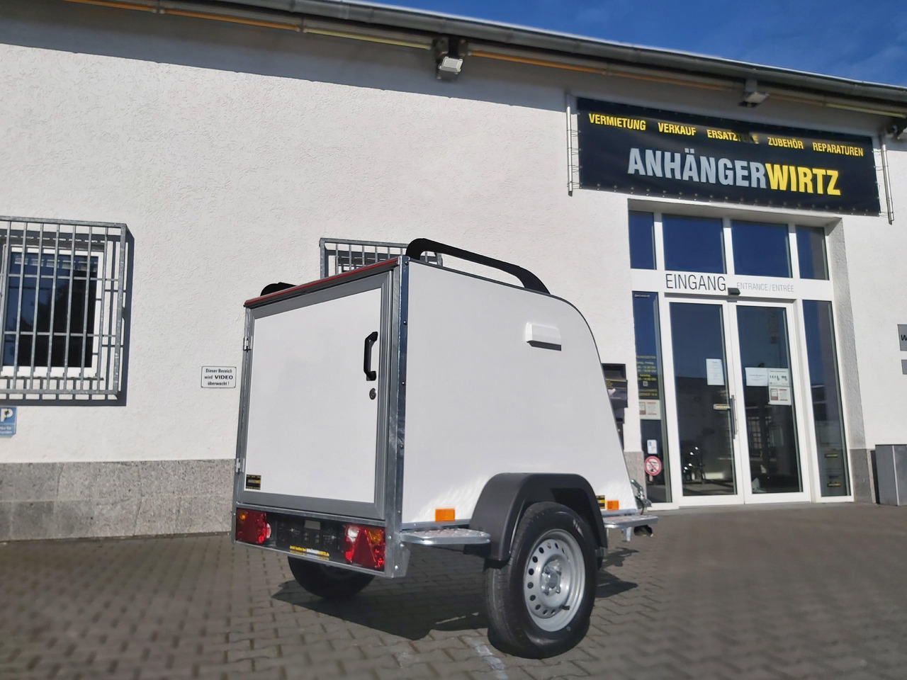Remolque de coche Kofferanhänger TF2 S Mini 145x110x90cm Reling Trittbretter IL (XXS) 100km/H 750kg: foto 6