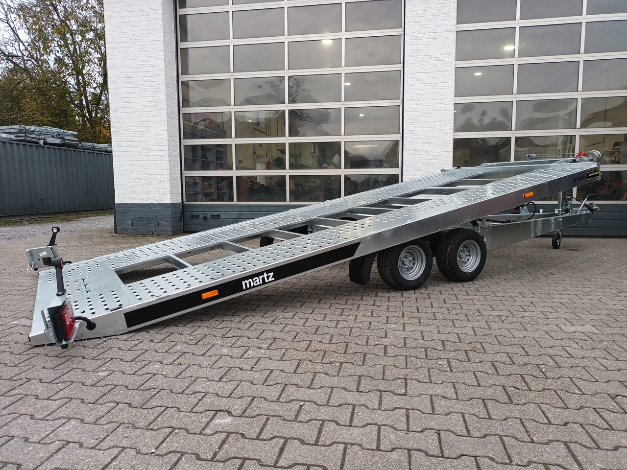 Martz Cartrailer GT KIPP 480/2 3T 480x205cm Profi Lohr Stahl Winde 10" 3000kg 100km/H - Portavehículos remolque: foto 1 Martz Cartrailer GT KIPP 480/2 3T 480x205cm Profi Lohr Stahl Winde 10" 3000kg 100km/H - Portavehículos remolque: foto 1