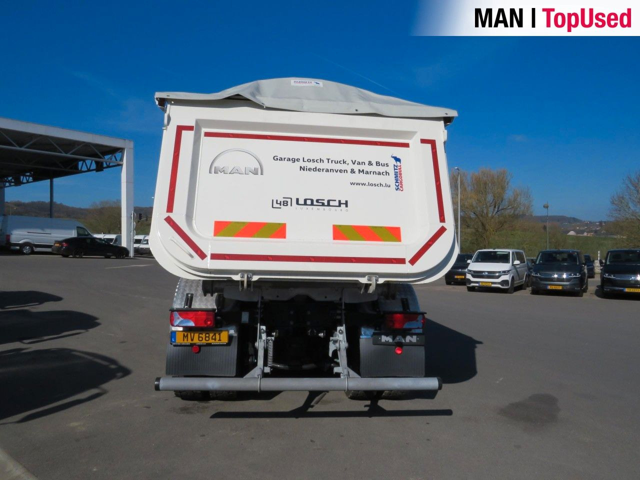 MAN TGS 41.480 8x4 BB CH Schmitz Muldenkipper - Portacontenedor de cadenas camión: foto 4 MAN TGS 41.480 8x4 BB CH Schmitz Muldenkipper - Portacontenedor de cadenas camión: foto 4