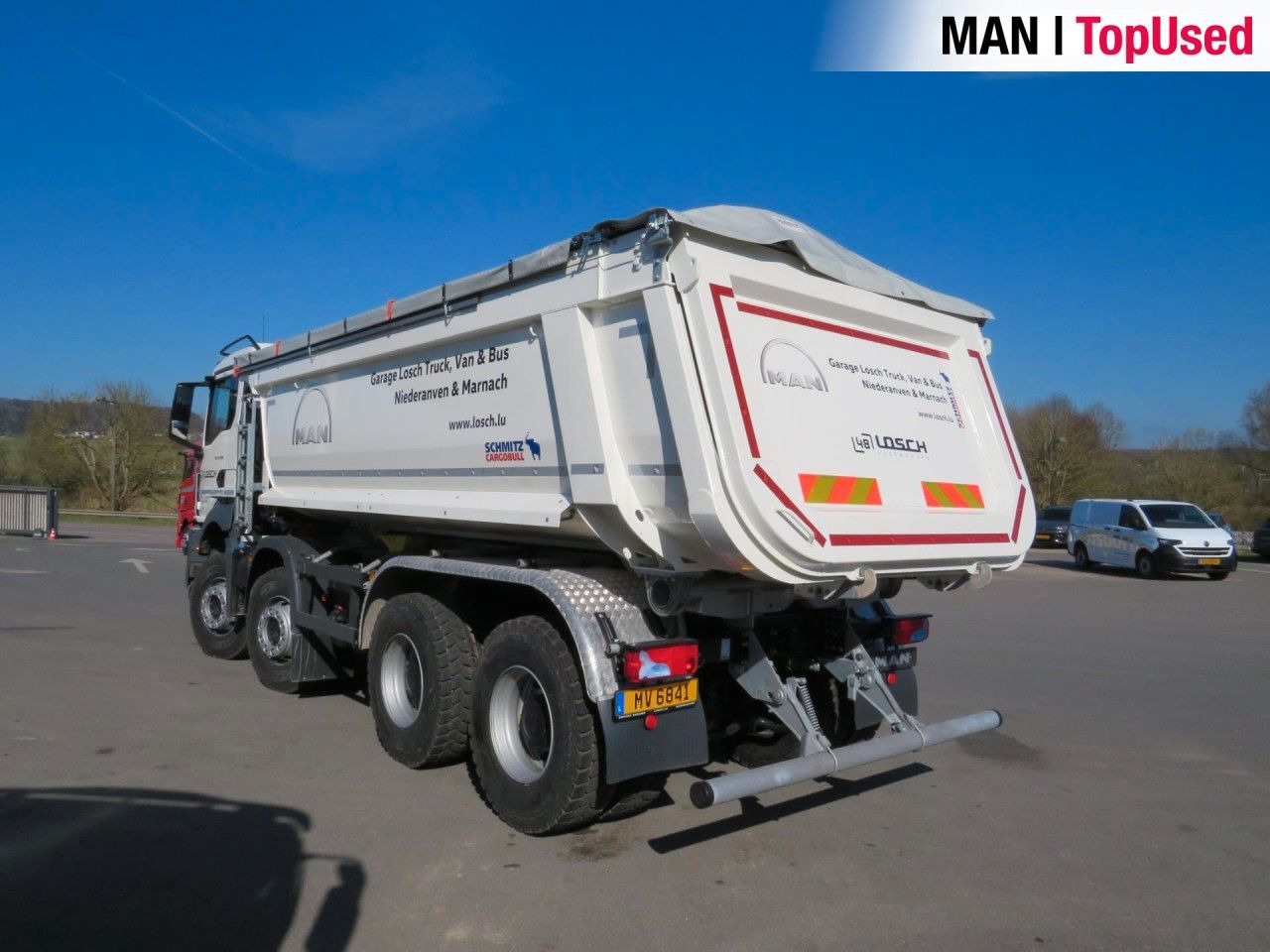 MAN TGS 41.480 8x4 BB CH Schmitz Muldenkipper - Portacontenedor de cadenas camión: foto 3 MAN TGS 41.480 8x4 BB CH Schmitz Muldenkipper - Portacontenedor de cadenas camión: foto 3