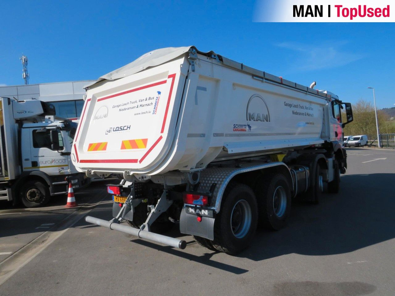 MAN TGS 41.480 8x4 BB CH Schmitz Muldenkipper - Portacontenedor de cadenas camión: foto 5 MAN TGS 41.480 8x4 BB CH Schmitz Muldenkipper - Portacontenedor de cadenas camión: foto 5