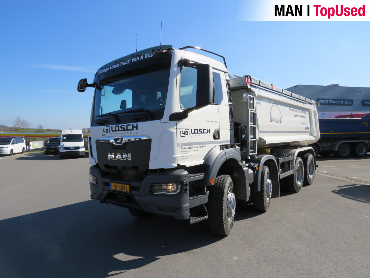 Volquete camión MAN TGS 41.480 8x4 BB CH Schmitz Muldenkipper Retarder: foto 8