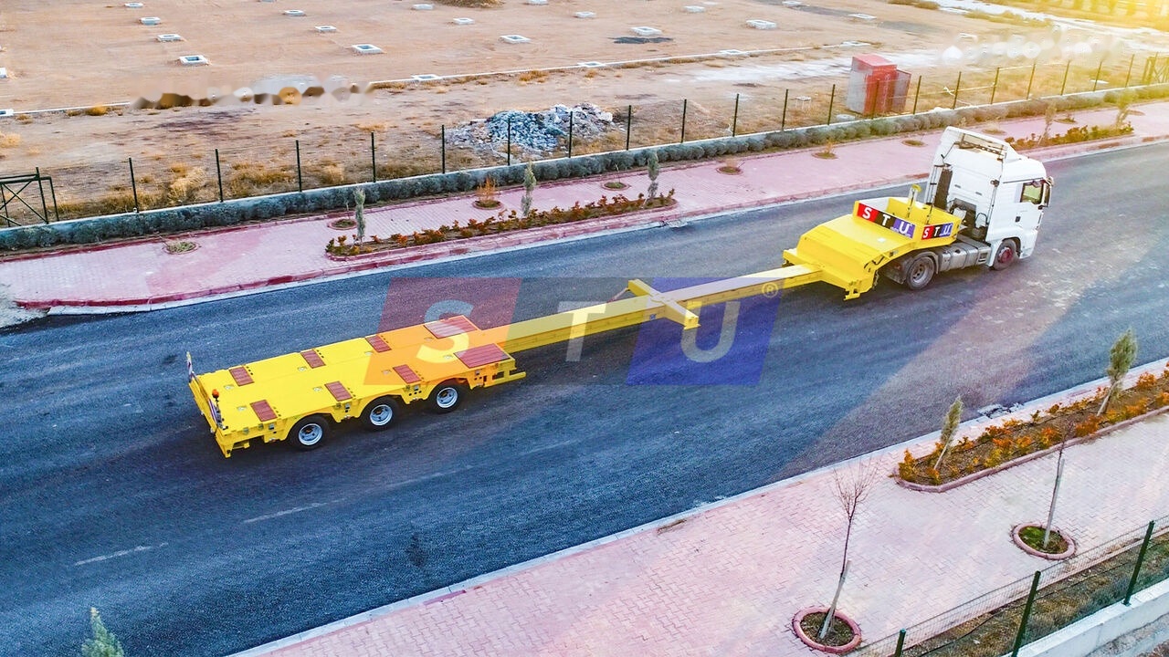 STU 3 Axle Hydraulic Steering Low Loader - Góndola rebajadas semirremolque: foto 1 STU 3 Axle Hydraulic Steering Low Loader - Góndola rebajadas semirremolque: foto 1