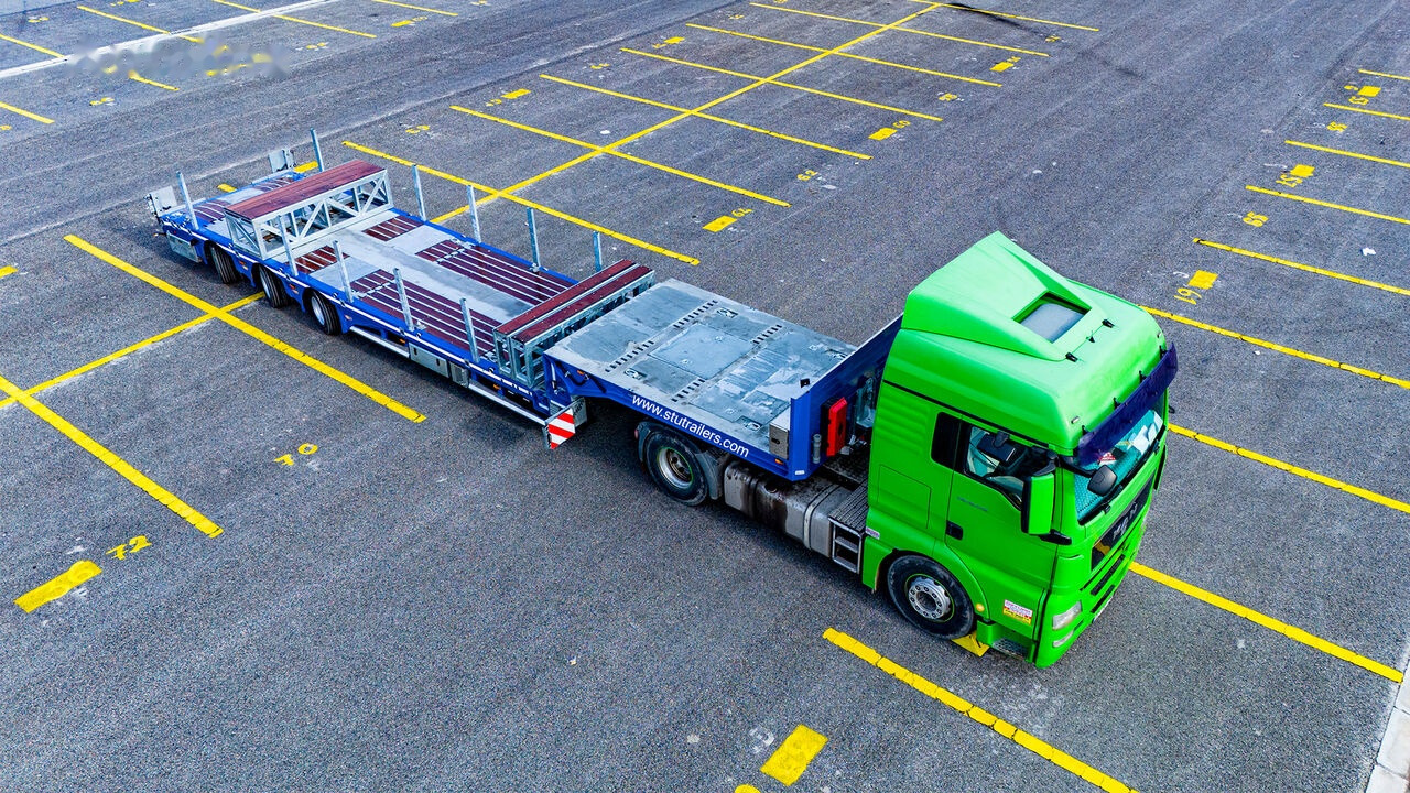 STU 3 Axle Hydraulic Steering Low Loader - Góndola rebajadas semirremolque: foto 5 STU 3 Axle Hydraulic Steering Low Loader - Góndola rebajadas semirremolque: foto 5