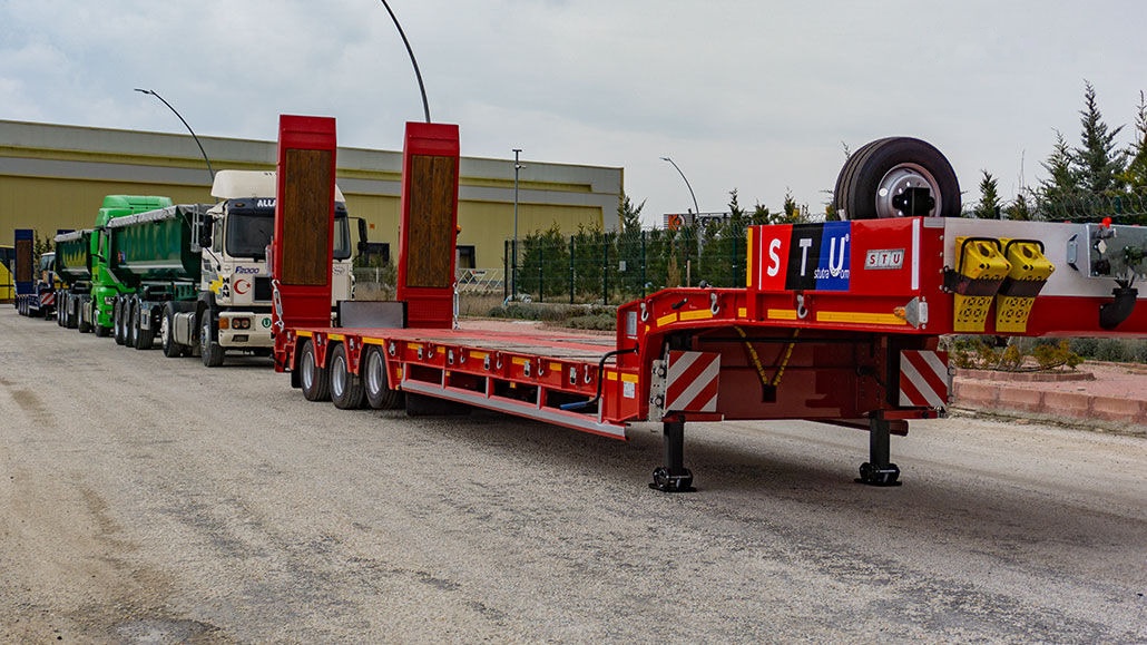 Góndola rebajadas semirremolque nuevo STU 3 Axles Lowbed Trailer: foto 22